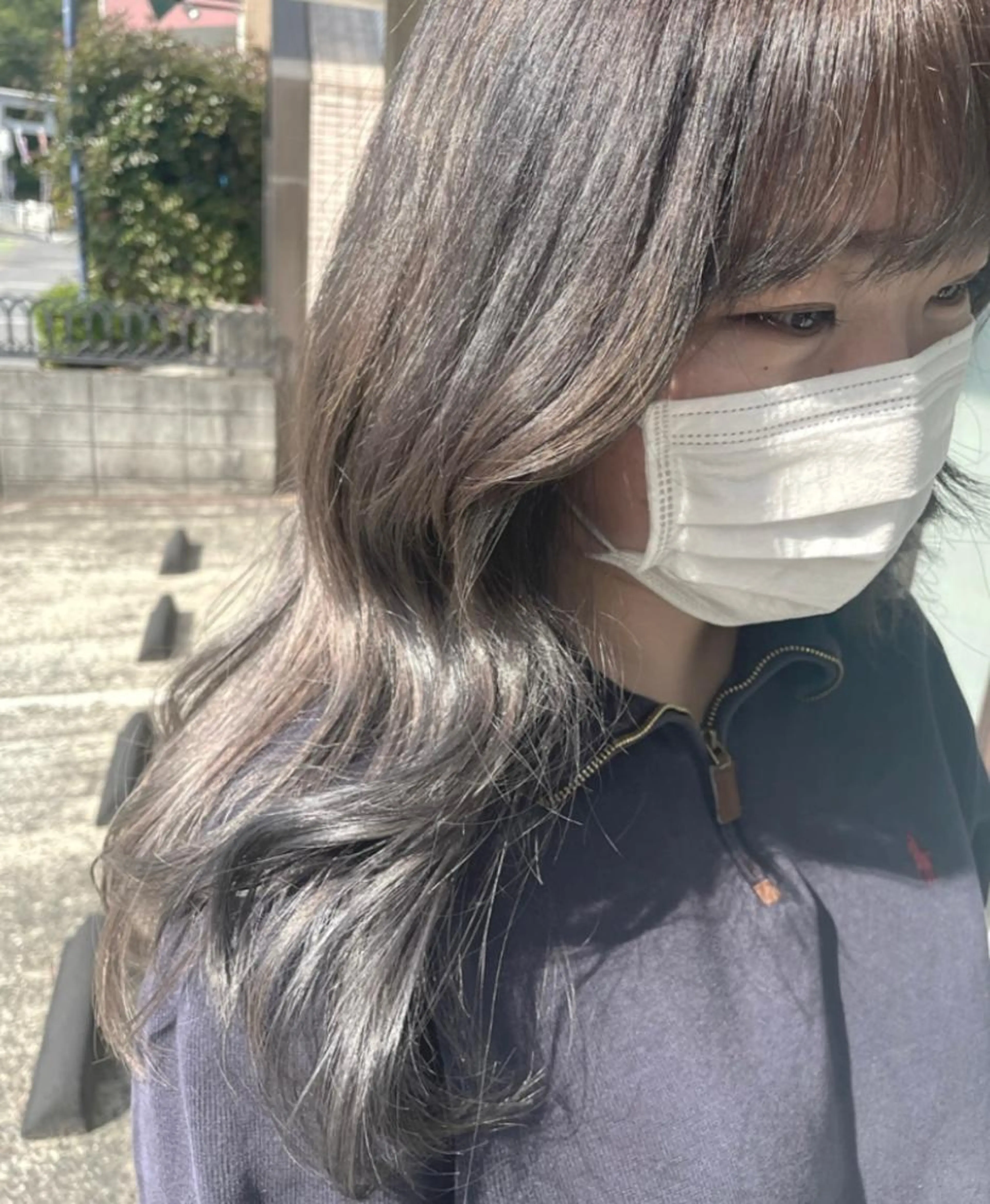 顔まわりカットの写真