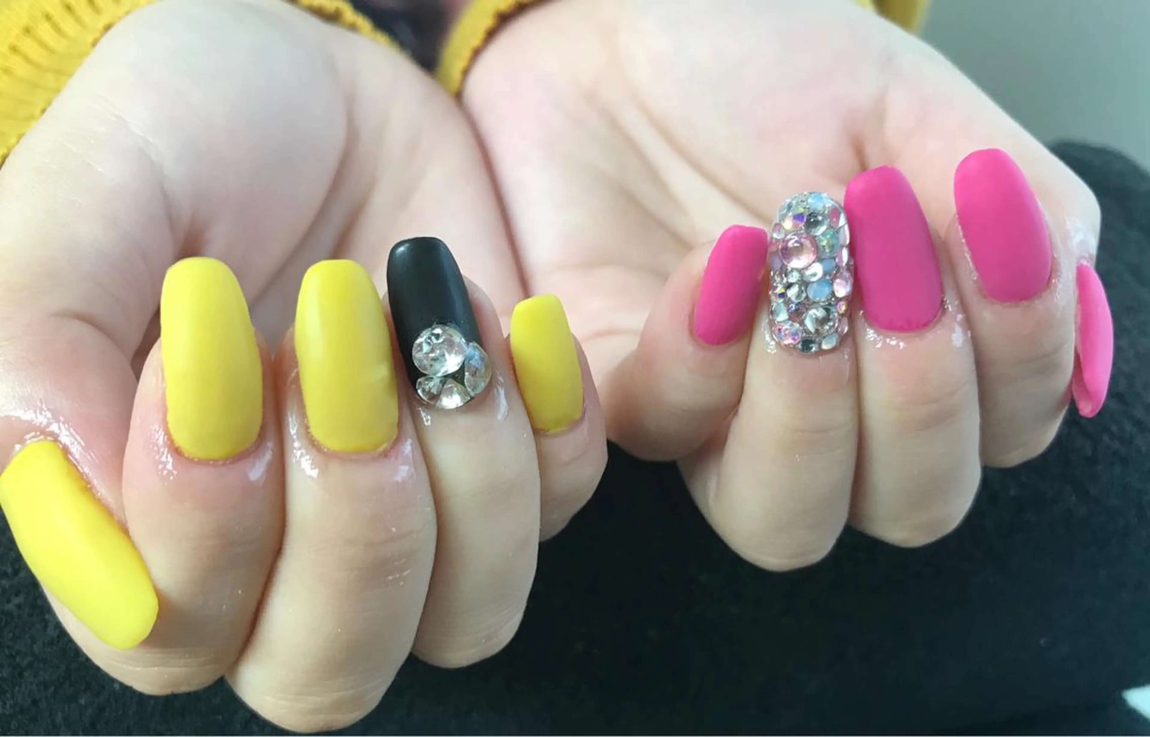 ネイル マットネイル ハンドネイル Mana‪ ‪·͜· ❤︎‬のネイルデザイン