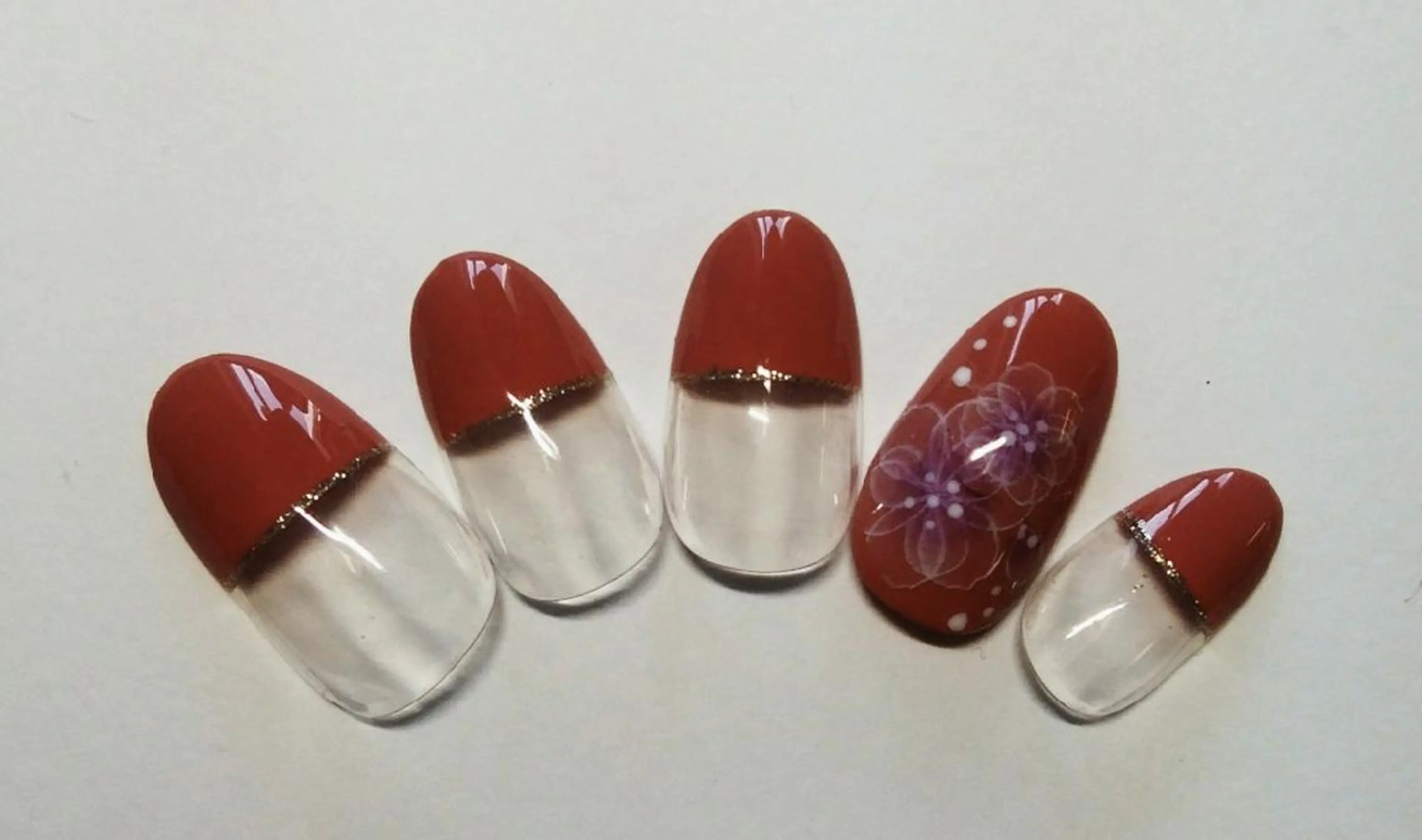 ネイル フラワーネイル ハンドネイル リラクゼーション＆ネイル仙殊~センジュ~所属・senju 　のネイルデザイン