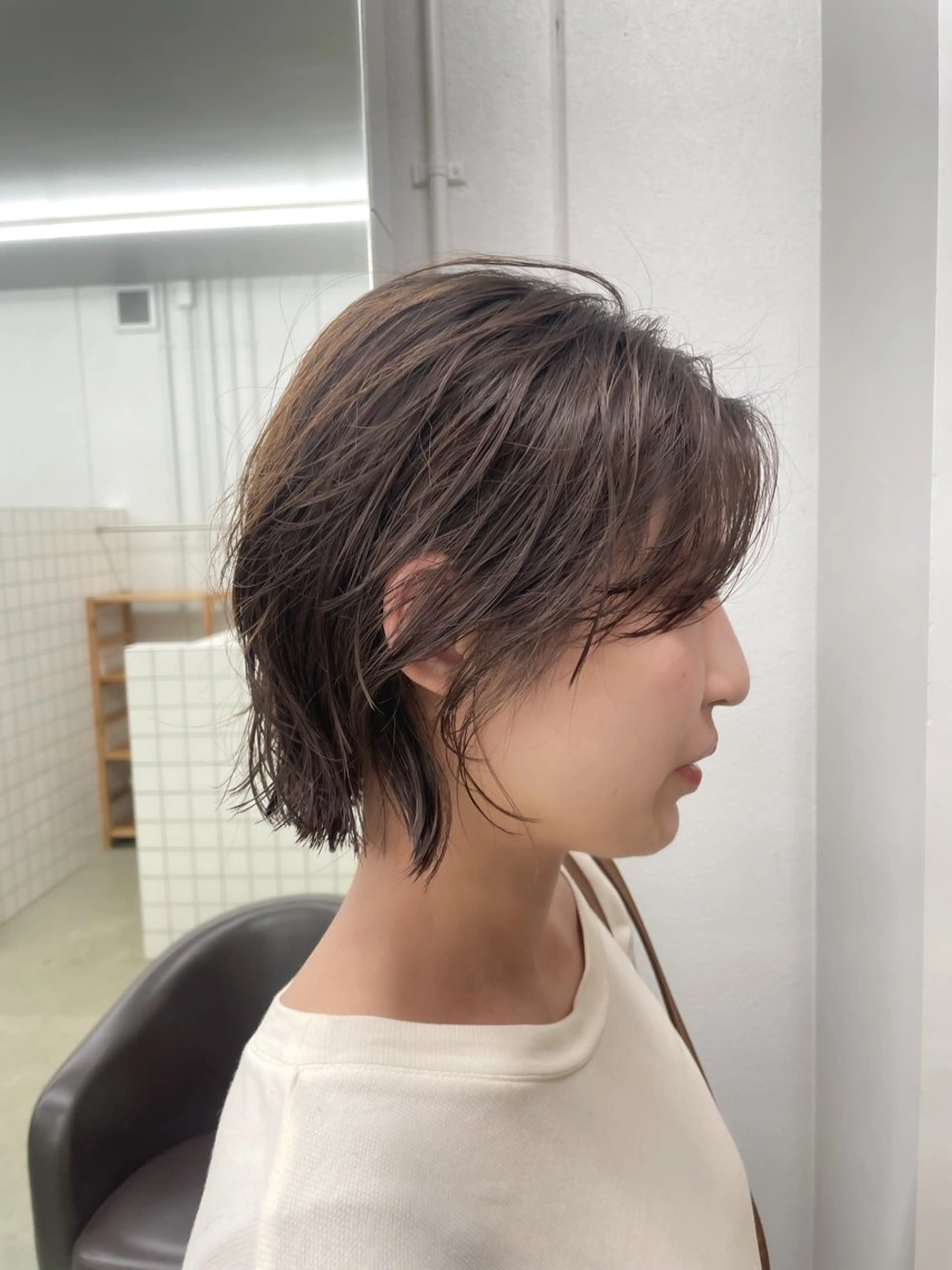 ショート パーマ カット パーマ 関 京磨のヘアスタイル