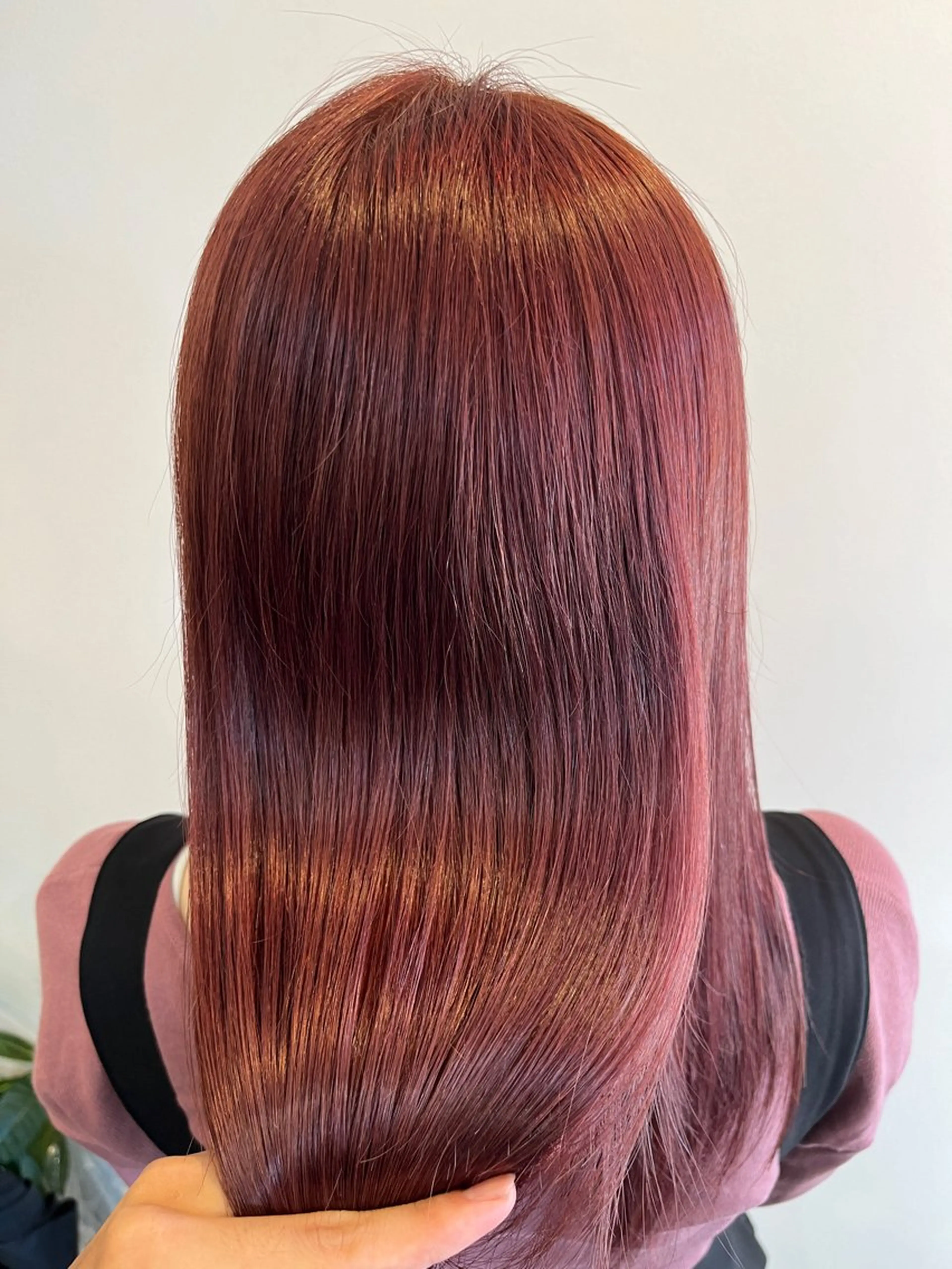 ロング カット ヘアカラー トリートメント オートクチュールランコントレ西京極店所属・今在家 玲【艶髪スト レート/メンズ特化】のヘアスタイル