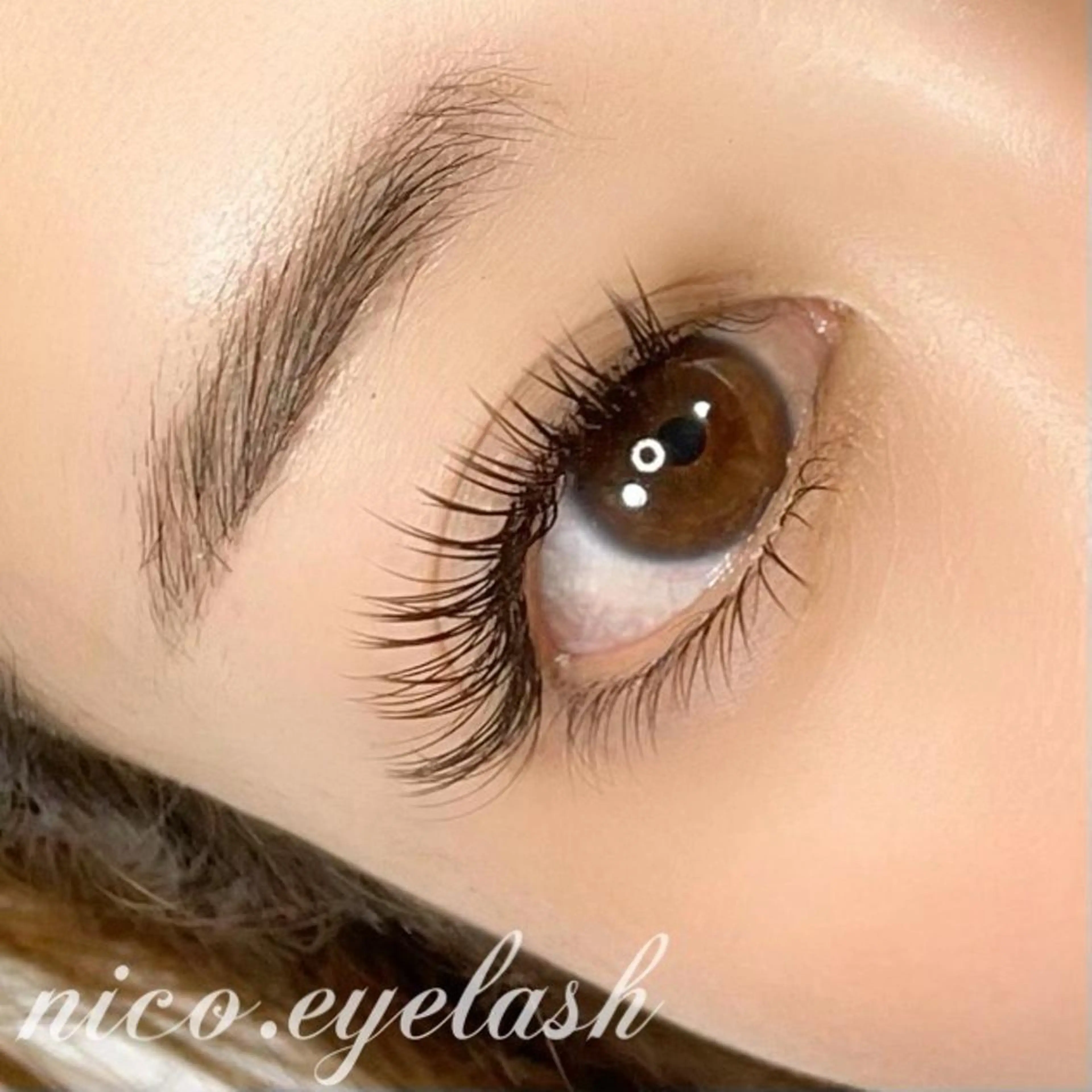 マツエク・マツパ フラットラッシュ 井上 えりなのマツエク・マツパデザイン