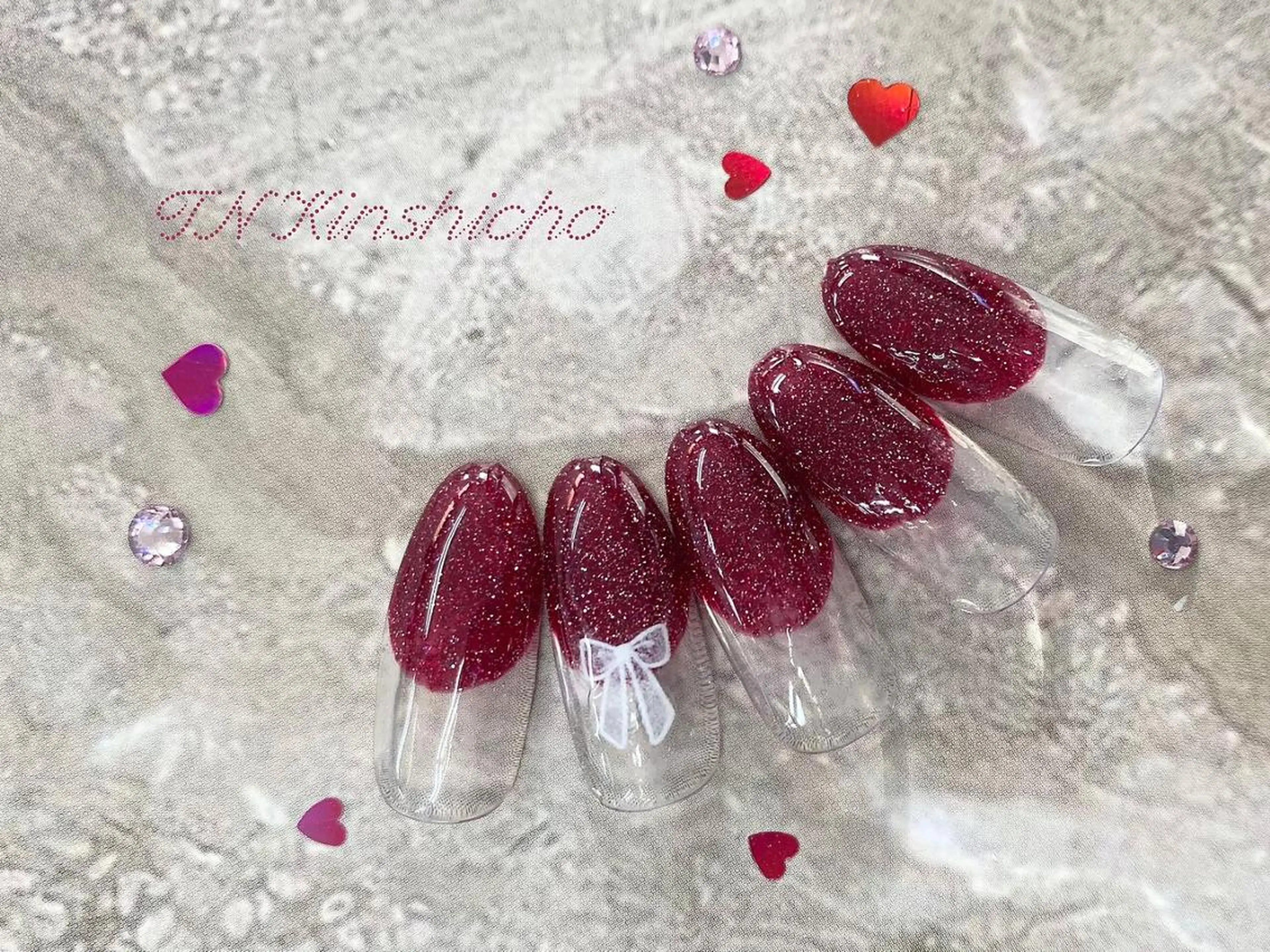 ネイル アートネイル 長さ出し ジェルネイル ハードジェル スカルプネイル 林 菜月のネイルデザイン