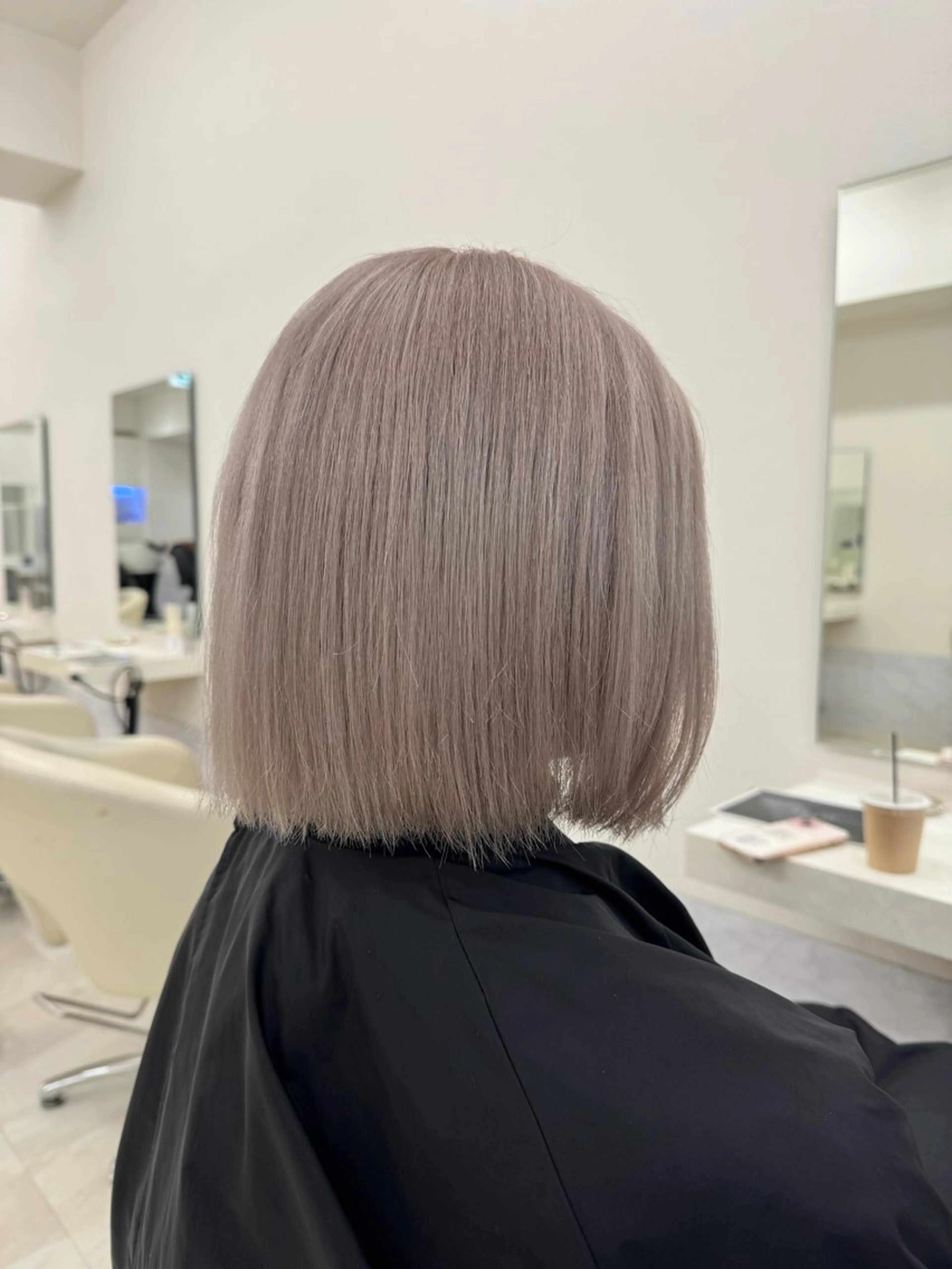 ミディアム カラー ヘアカラー AITOKYO Ｓ渋谷所属・渋谷/ハイトーン/ ブリーチ/歩夢のヘアスタイル