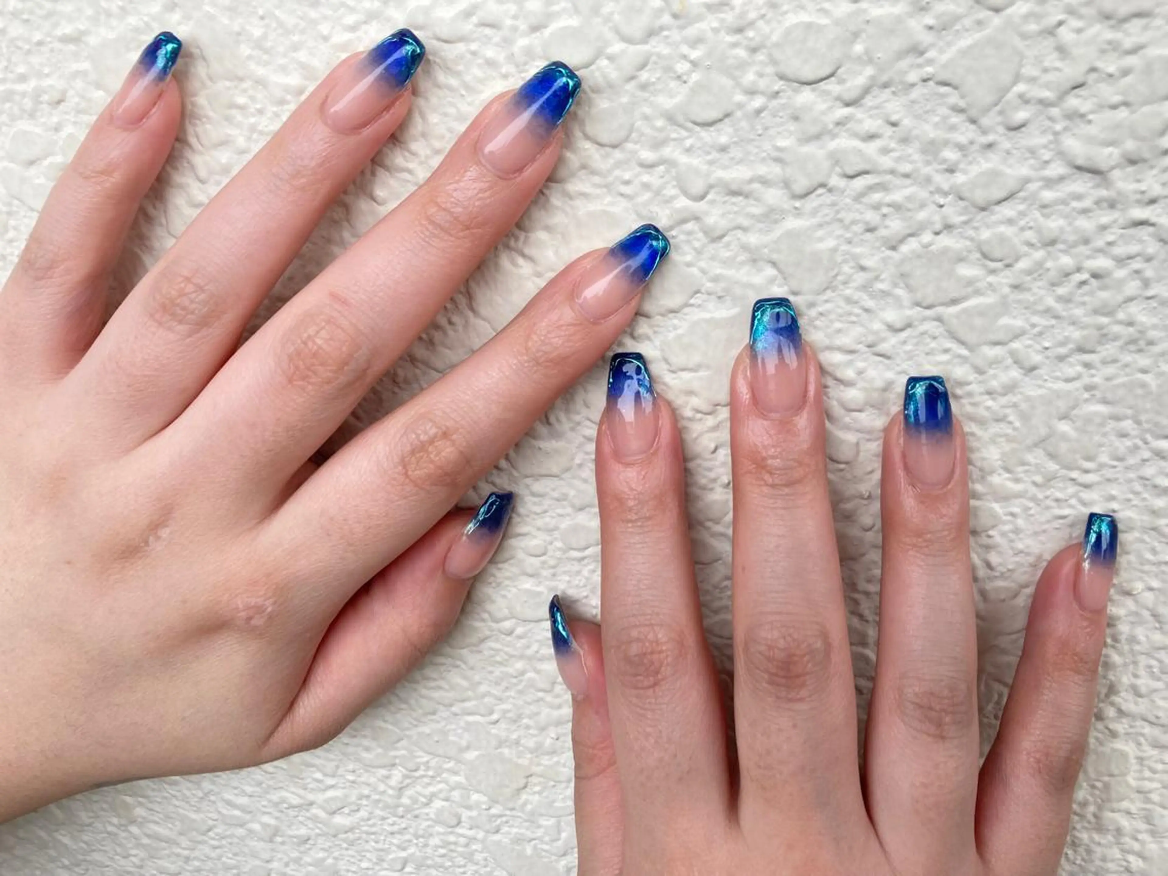 セミロング ハンドネイル フットネイル ✴︎ Delightのネイルデザイン