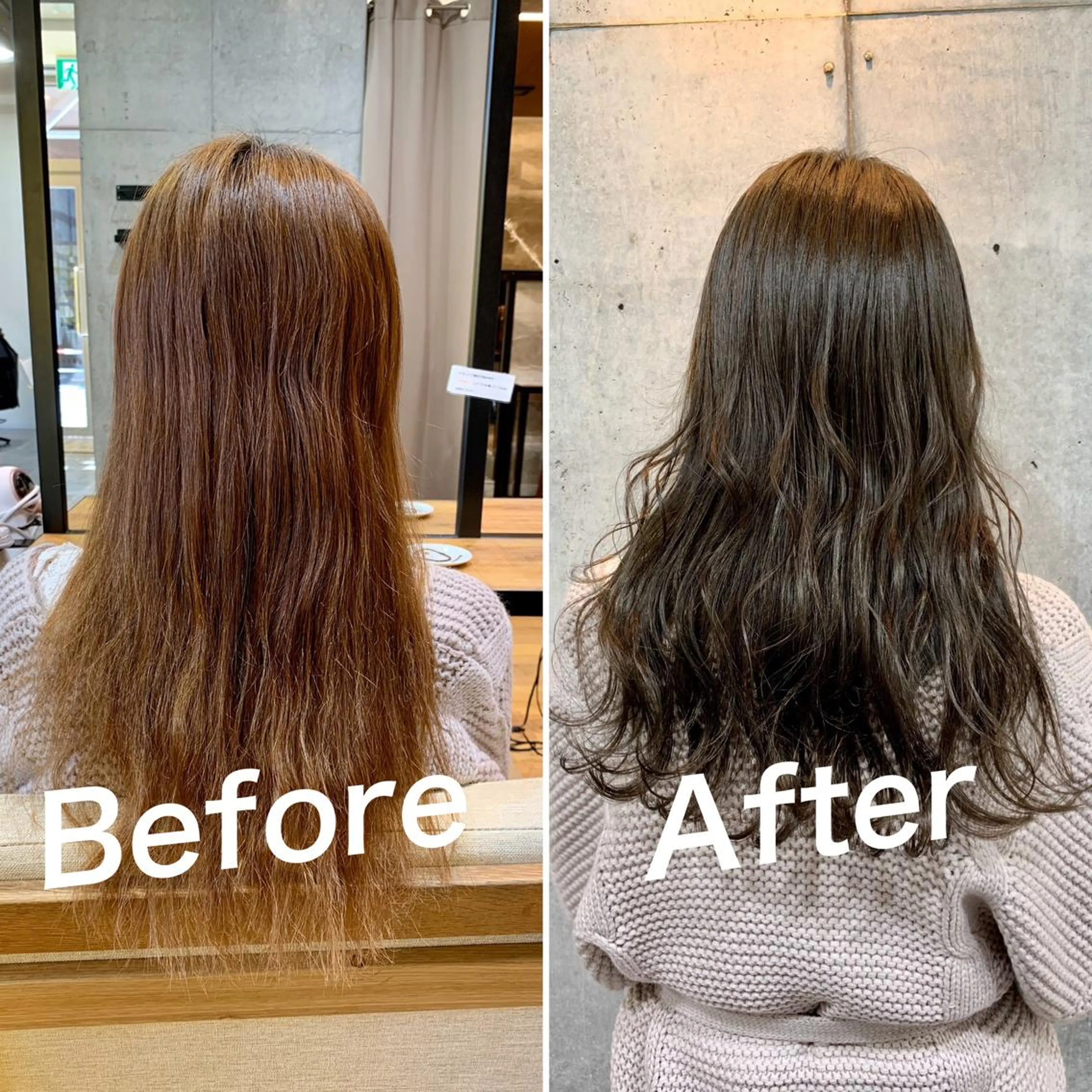 カラー カット ヘアカラー トリートメント 佐瀬竜矢PRIMAL /portのヘアスタイル