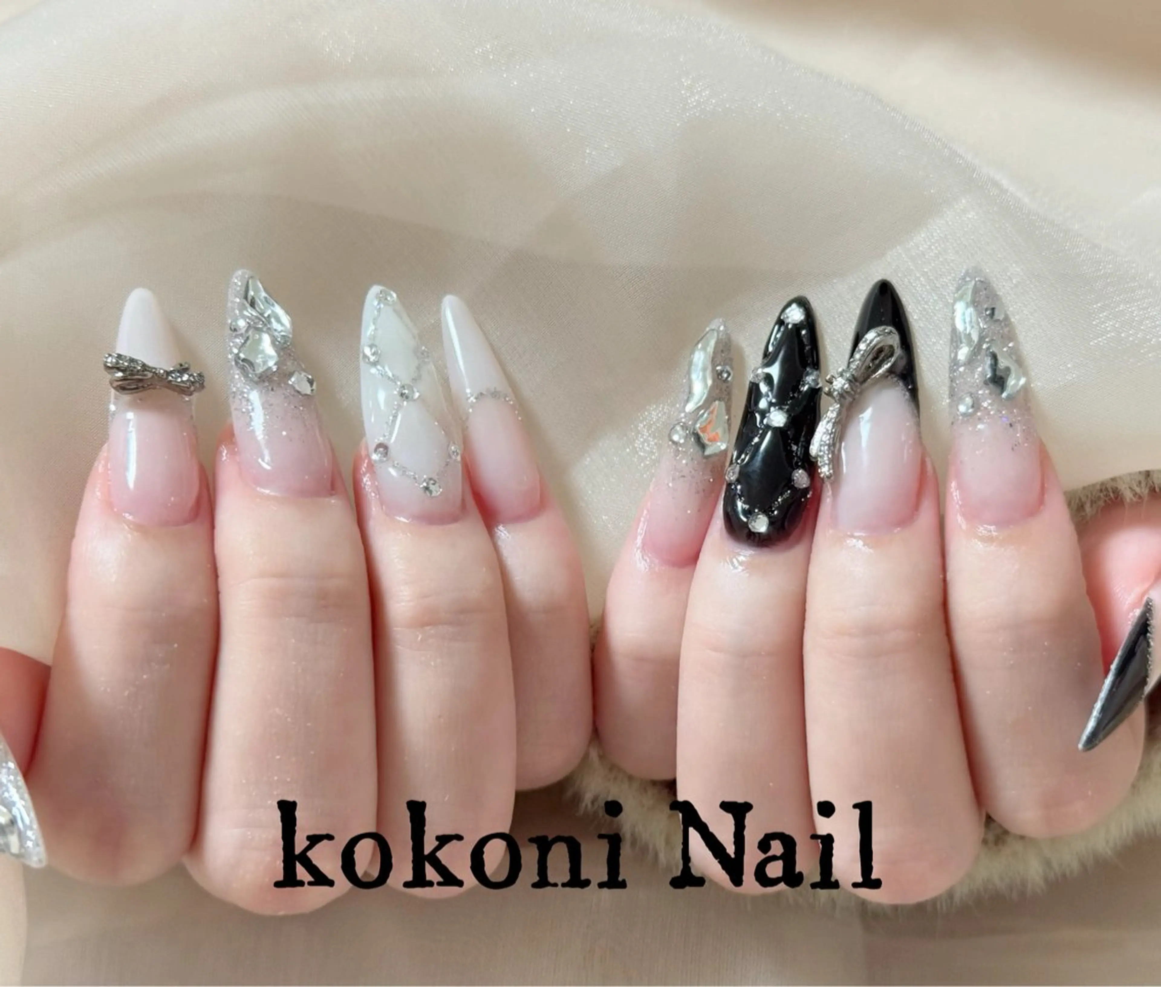 ネイル ハンドネイル ここに ネイルサロンのネイルデザイン