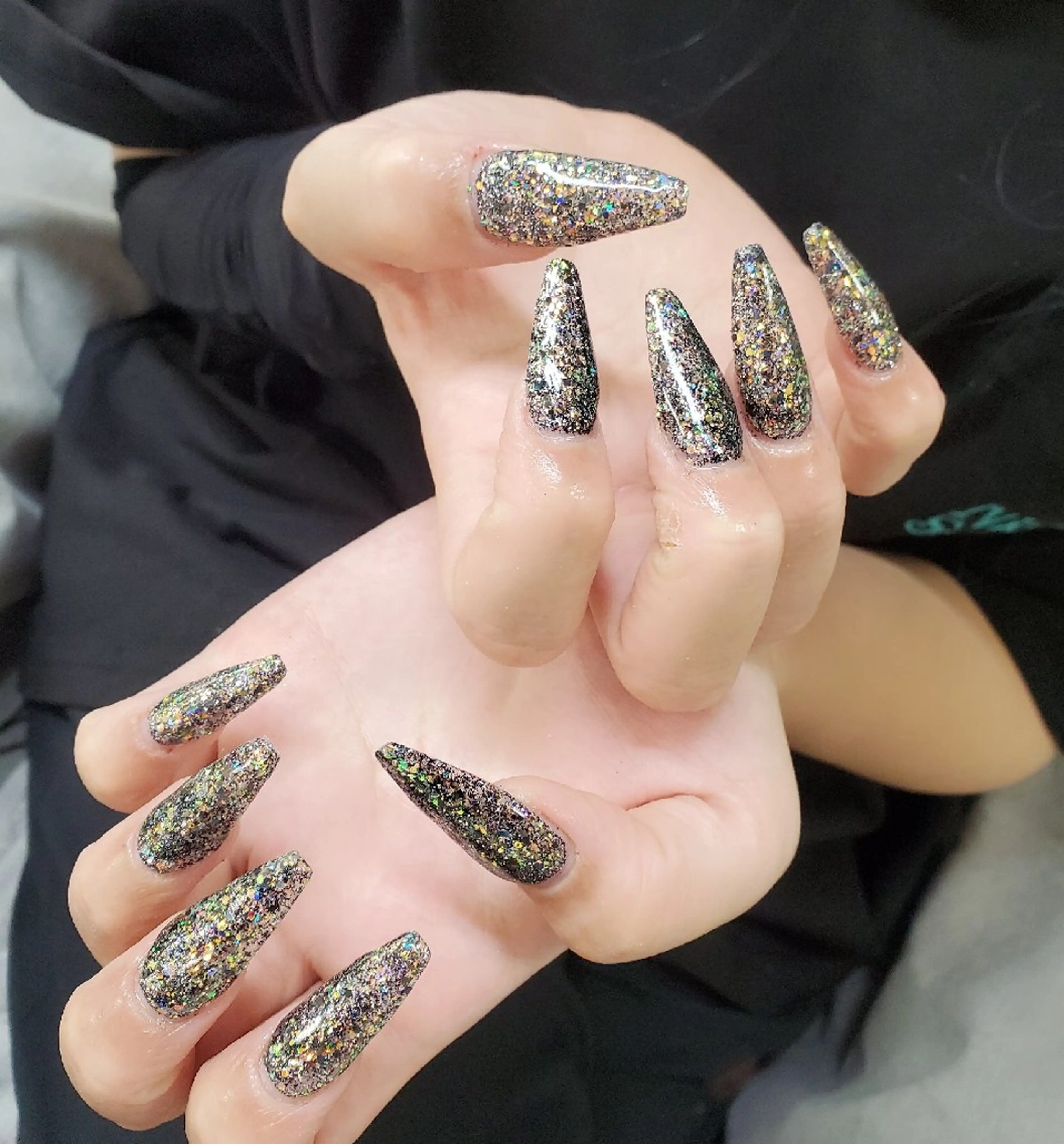 スカルプ(長さ出し)ワンカラー★デザインもプラス料金で可能☆オフもご相談ください！の写真