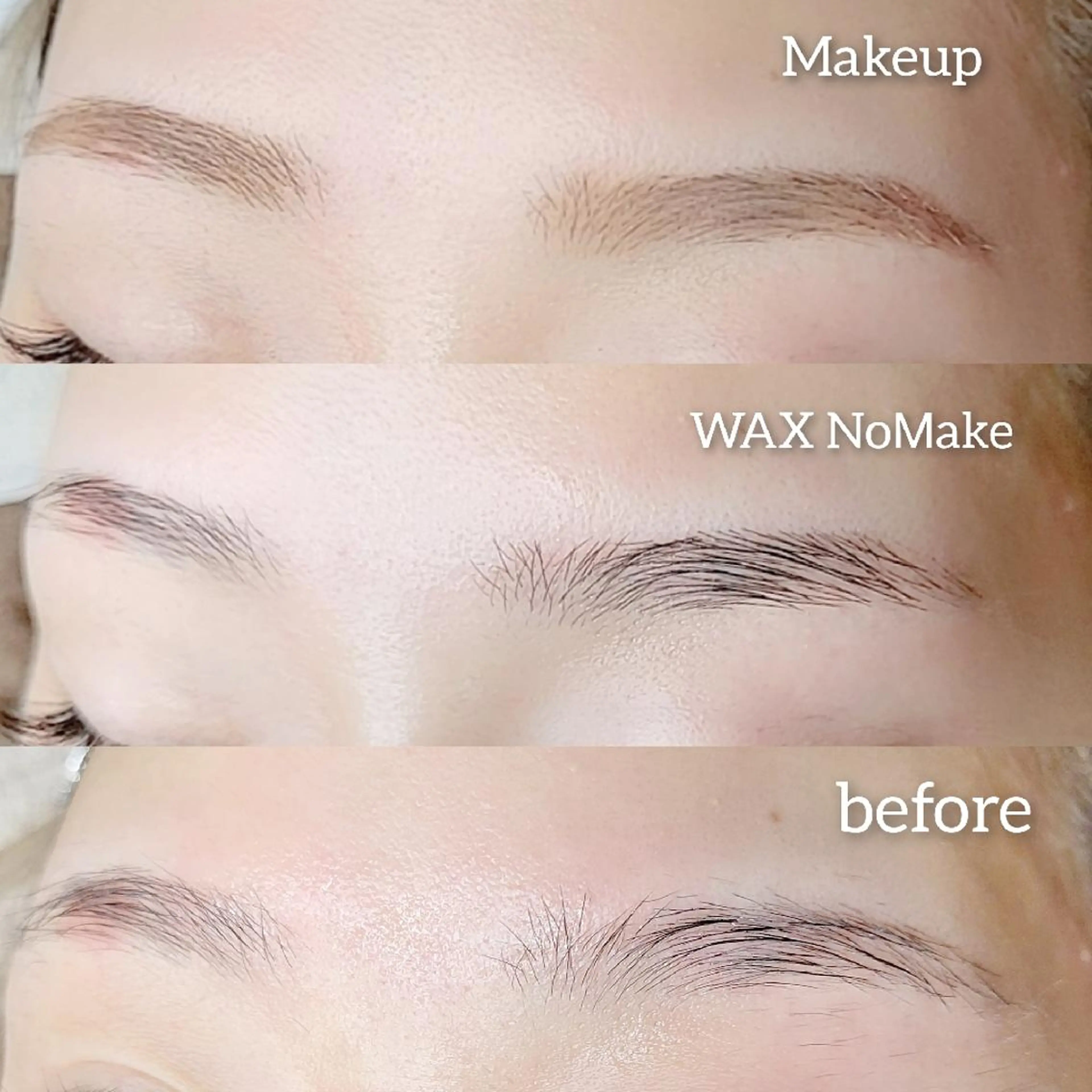 ラッシュリフト＆アイブロウスタイリング（眉毛WAX・メイクレクチャー）当日予約不可⚠️の写真