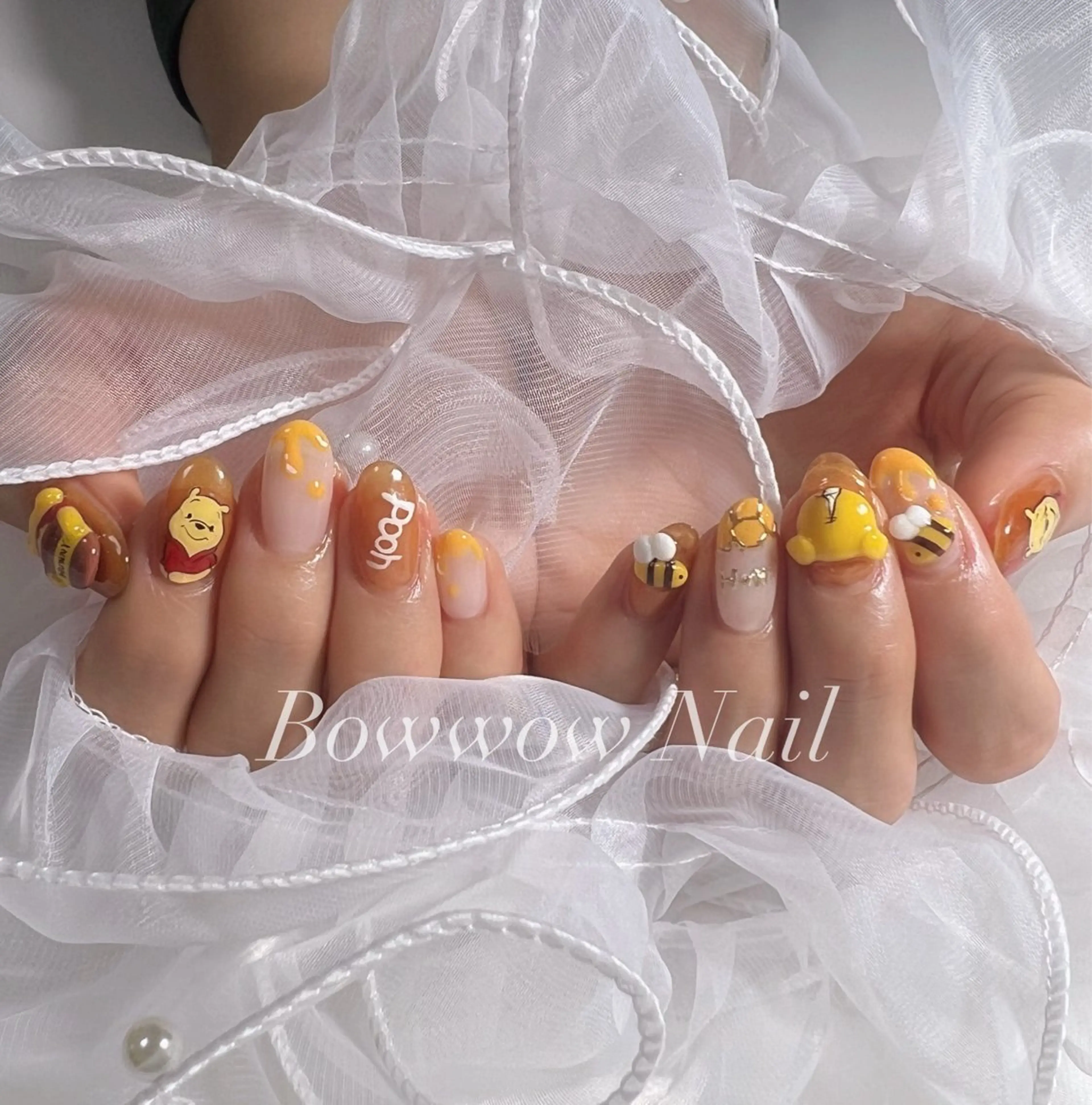ネイル Bow wow Nail さや🧸のネイルデザイン