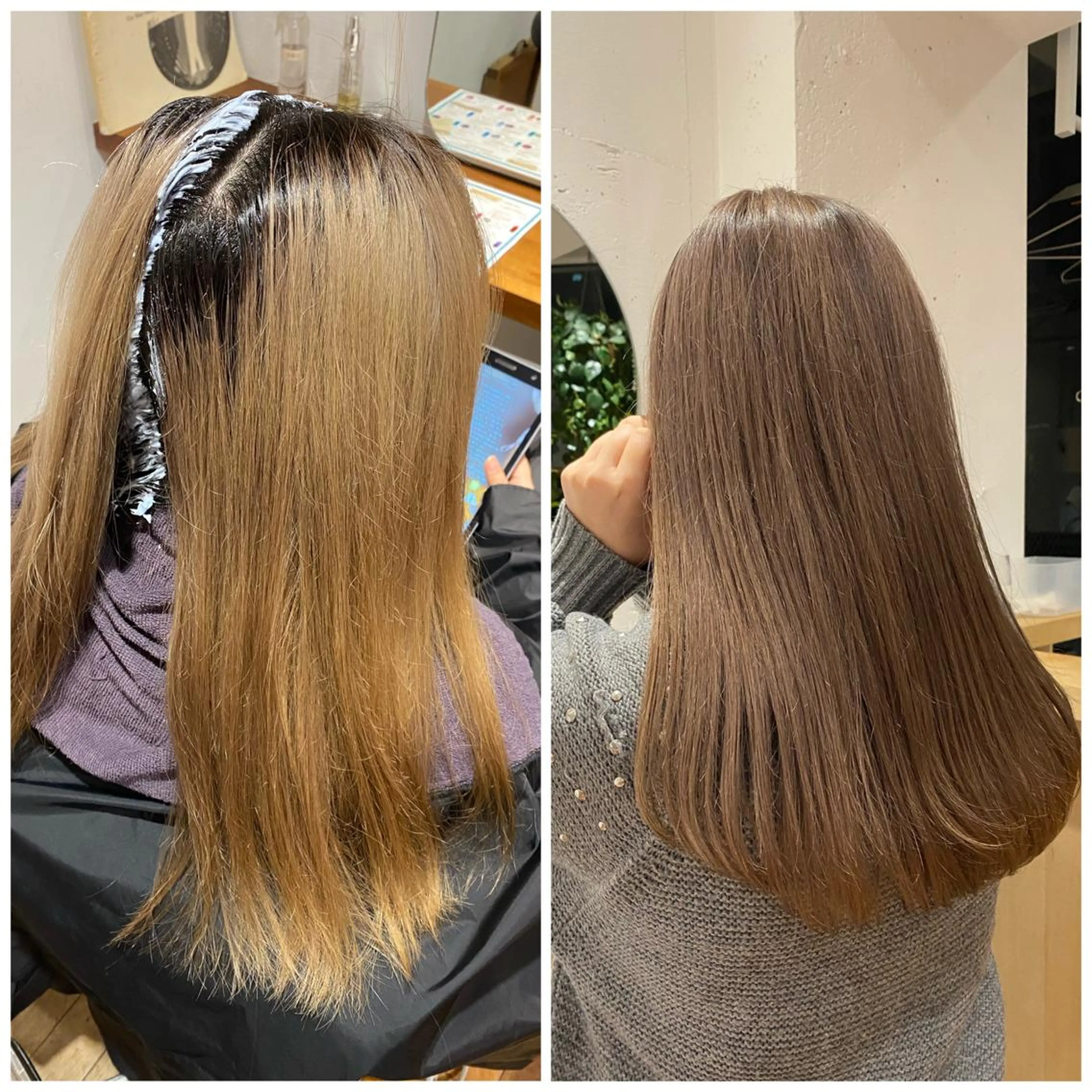 ロング カラー 艶カラー 🤍🫧/makoのヘアスタイル