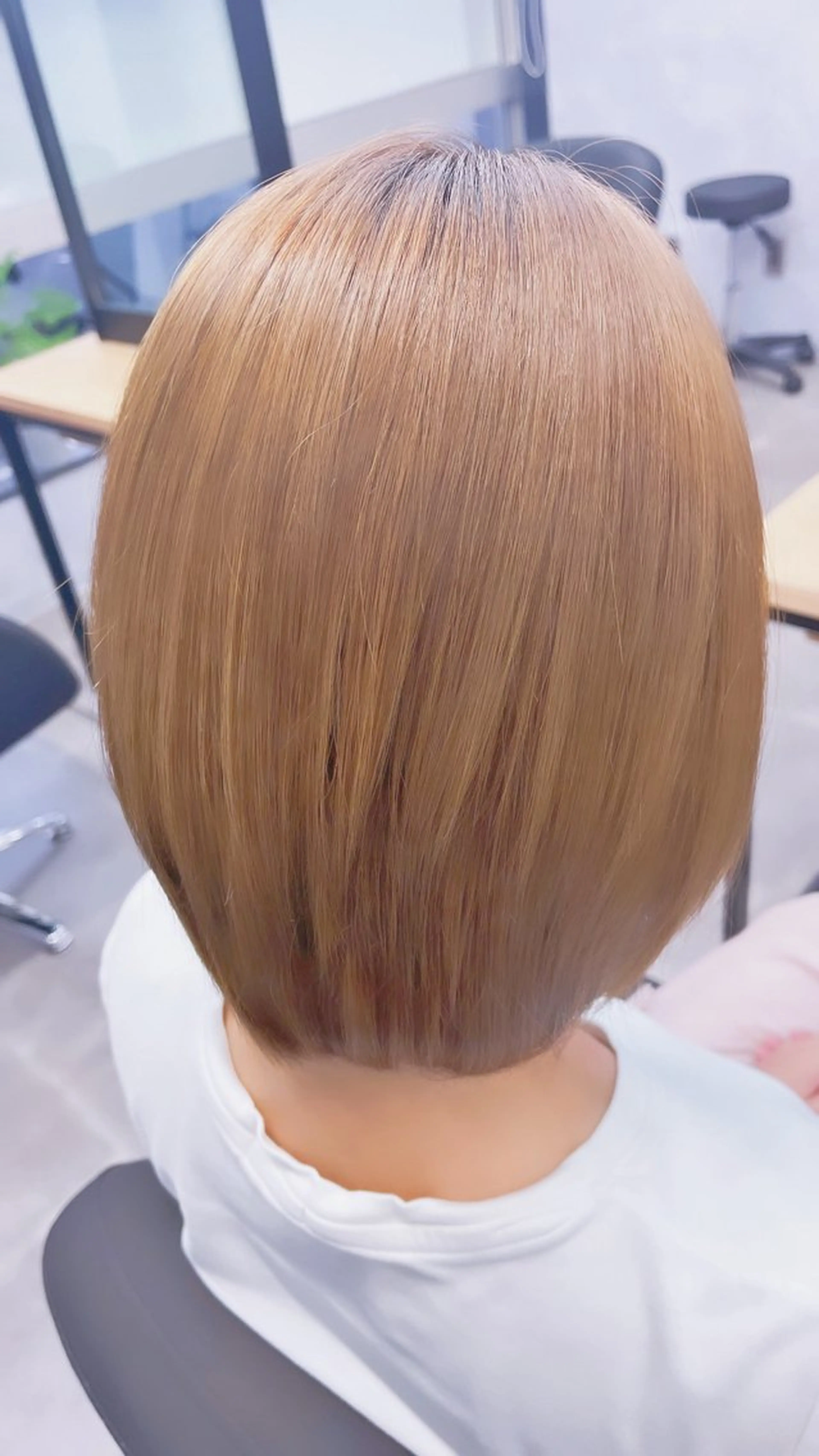 ミディアム カラー ベージュカラー ブラウンカラー ブラウンベージュ カット ヘアカラー 熊谷 有紗のヘアスタイル