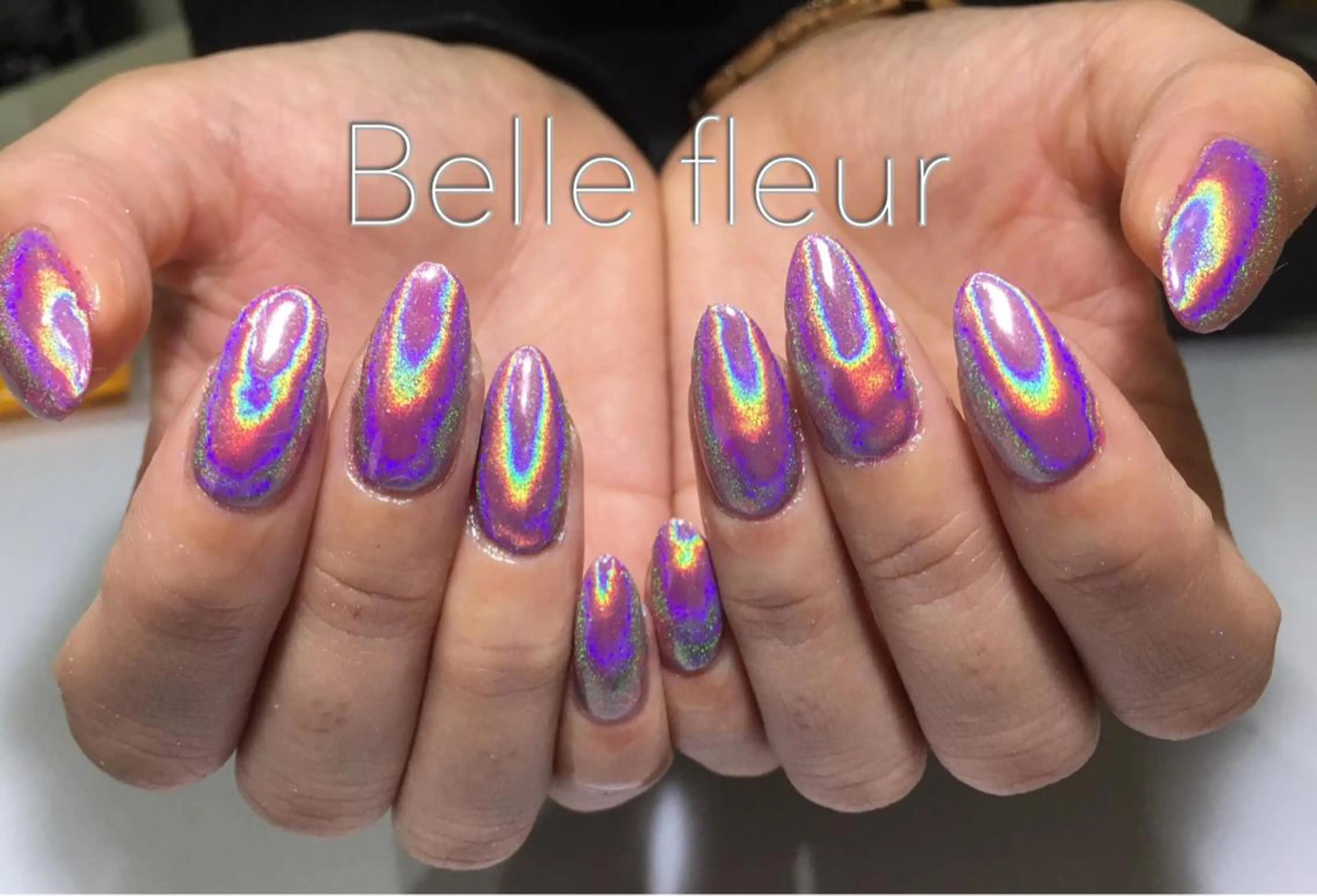 ロング ネイル Belle fleurのネイルデザイン