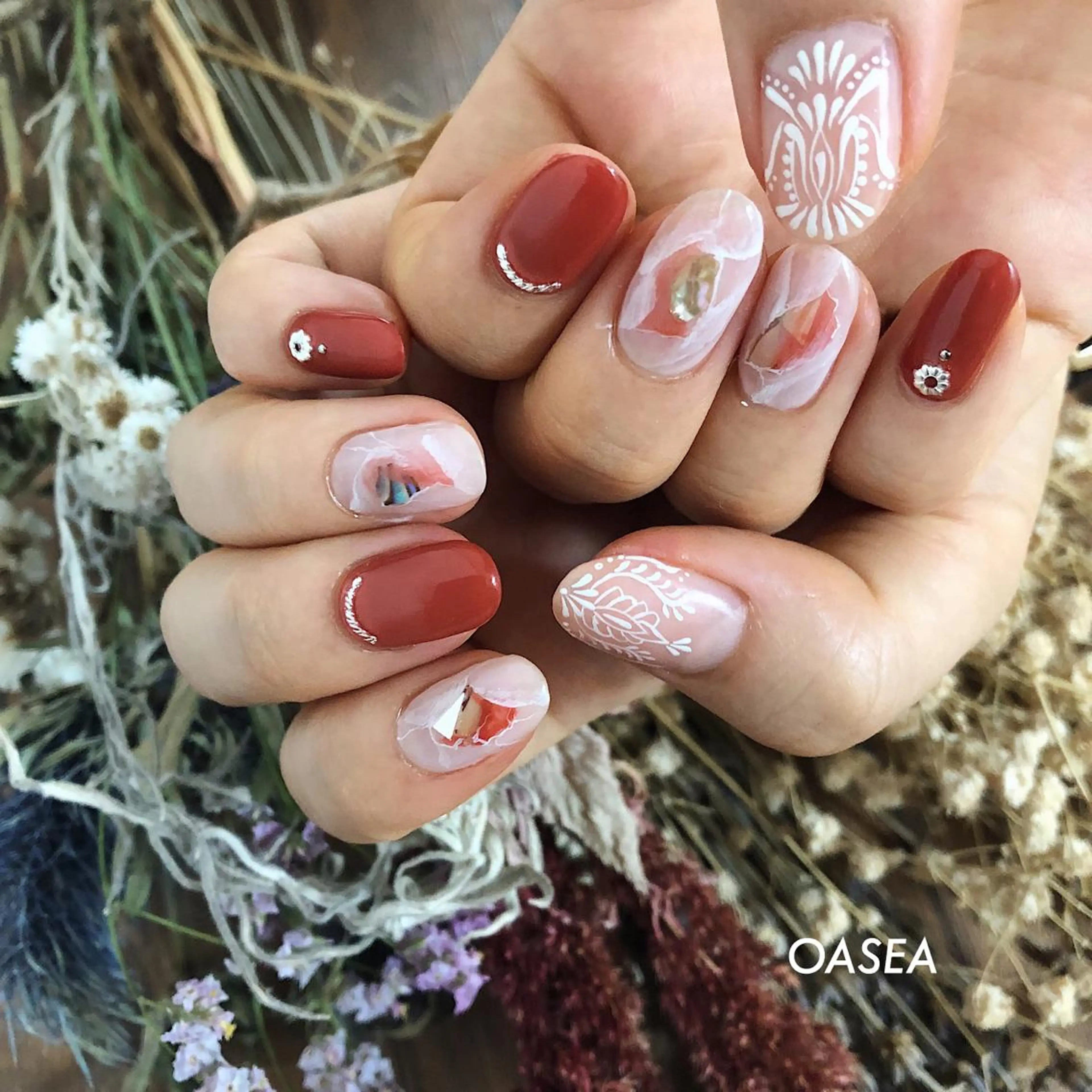 ネイル ハンドネイル 🌞💜 KAORI 🌴のネイルデザイン