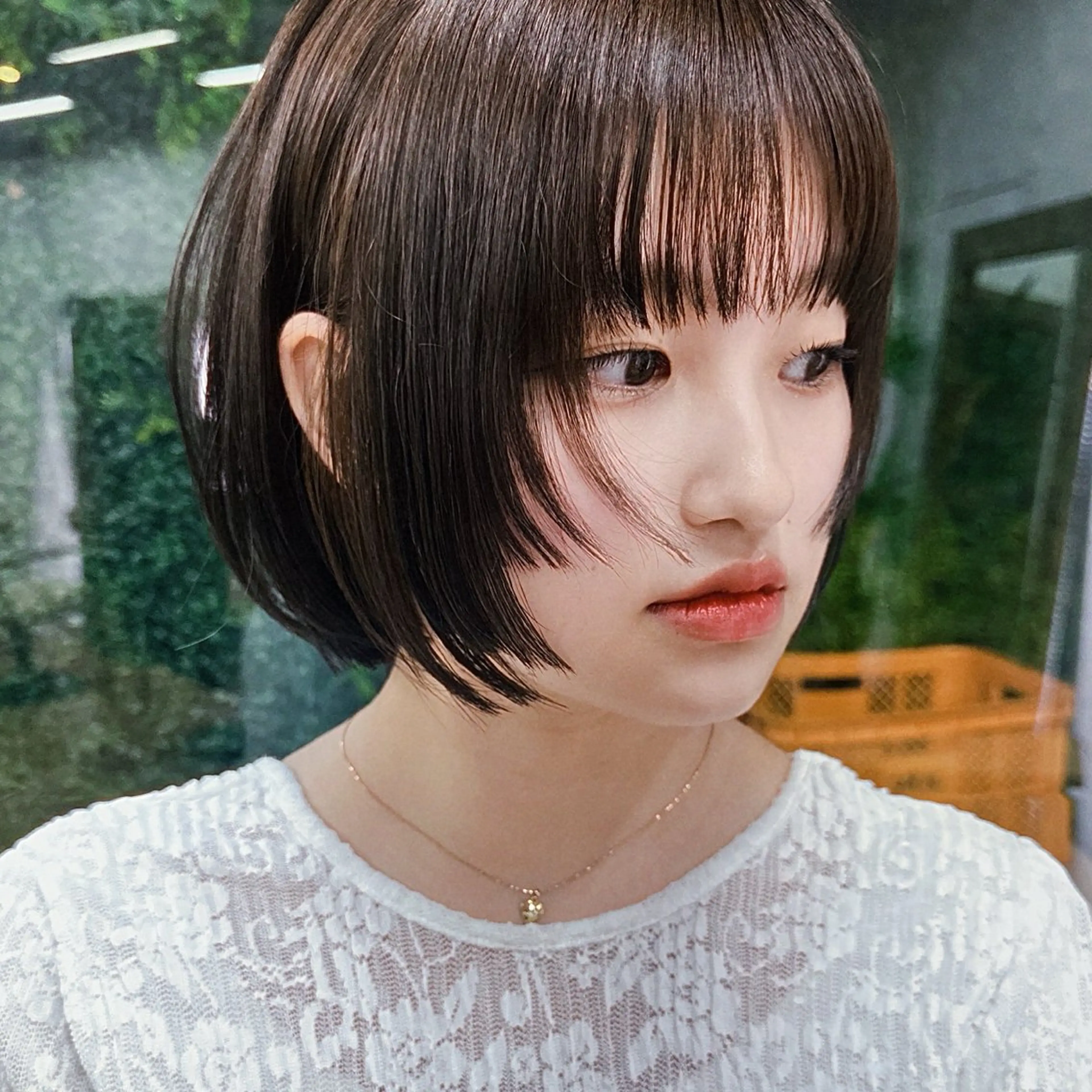 ショート カラー ボブ 姫カット 似合わせカット カット ヘアカラー トリートメント Pocket仙台 💚モエリのヘアスタイル