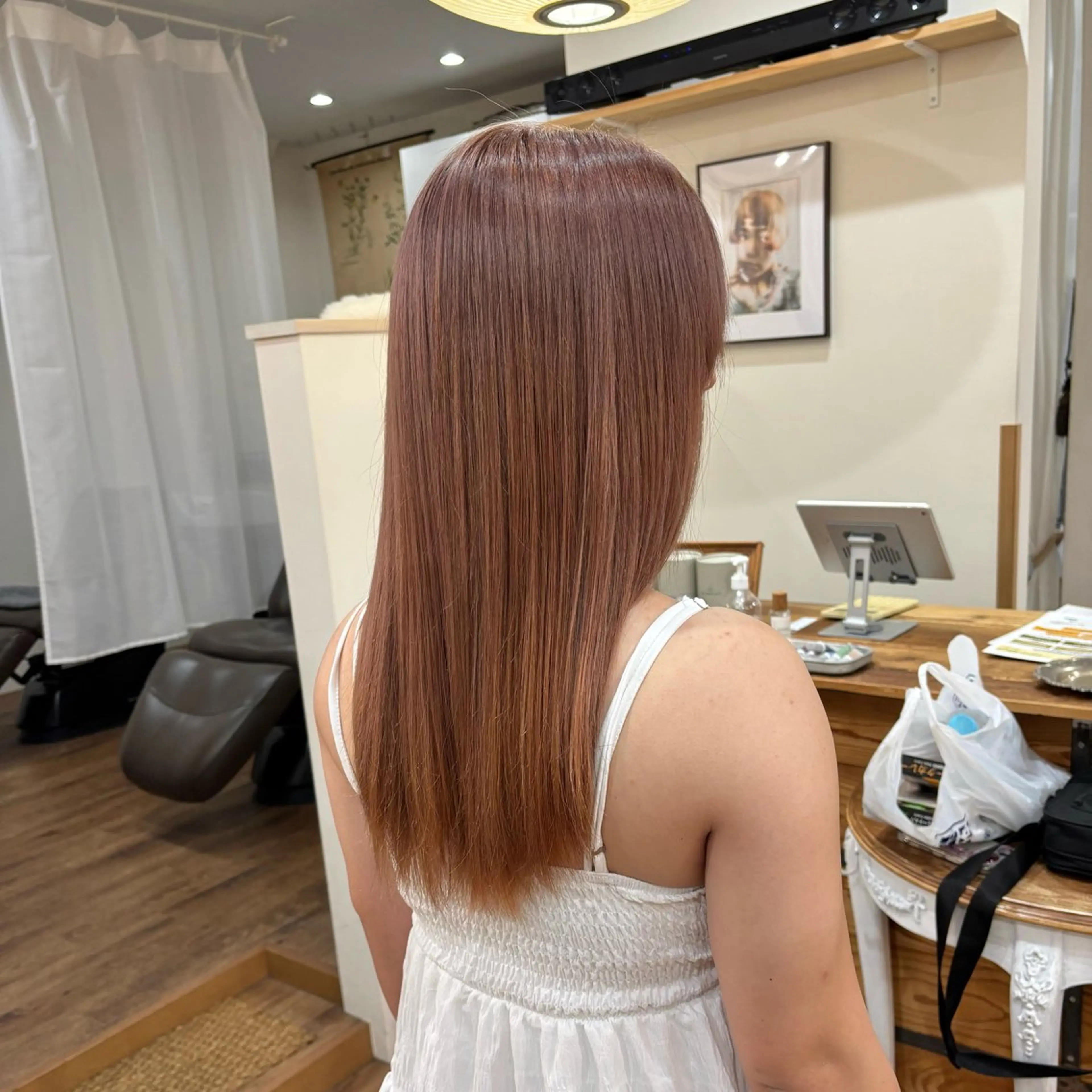 ロング カラー ブリーチ グレージュ ミルクティーグレージュ ヘアカラー asuka モデル募集中🪄のヘアスタイル