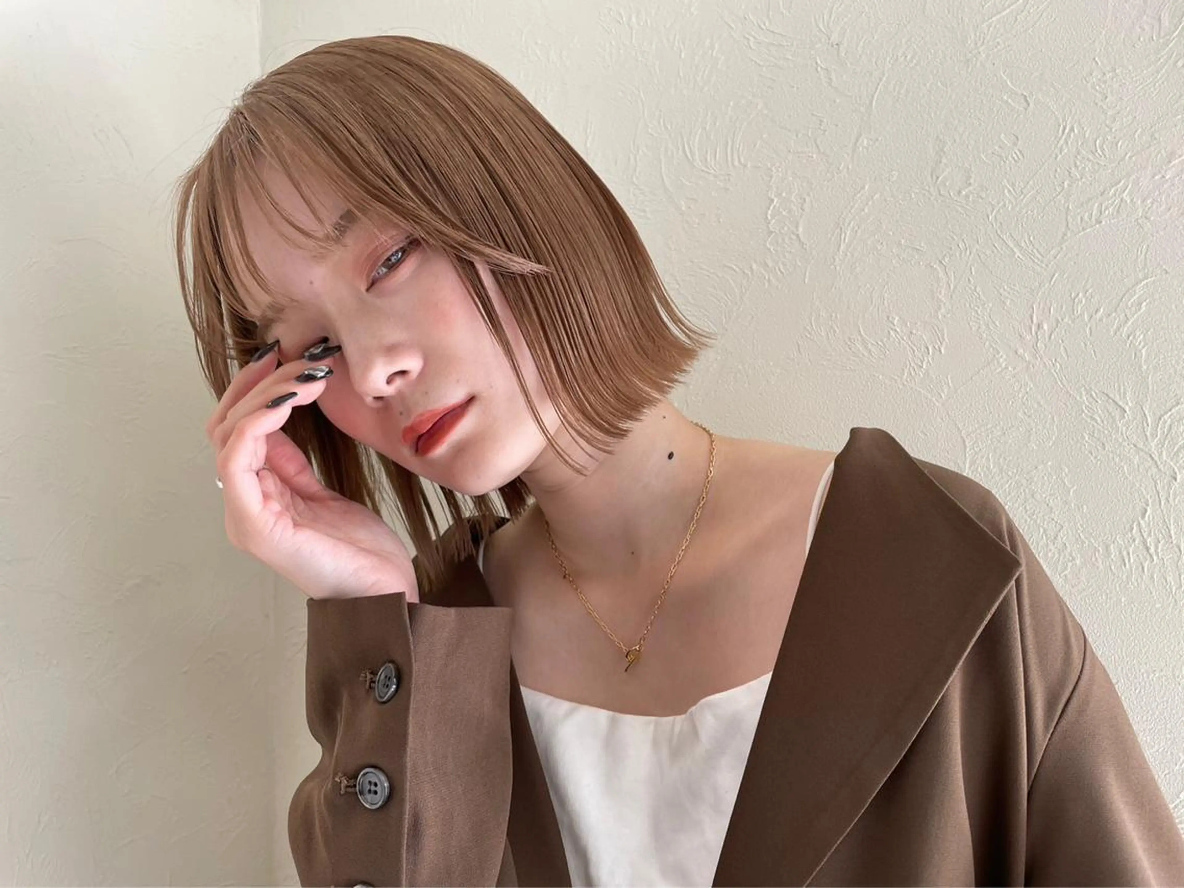 ショート ボブ ショートヘア 外ハネヘア ef西大寺所属・Koyo  ボブ / レイヤースタイルのヘアスタイル