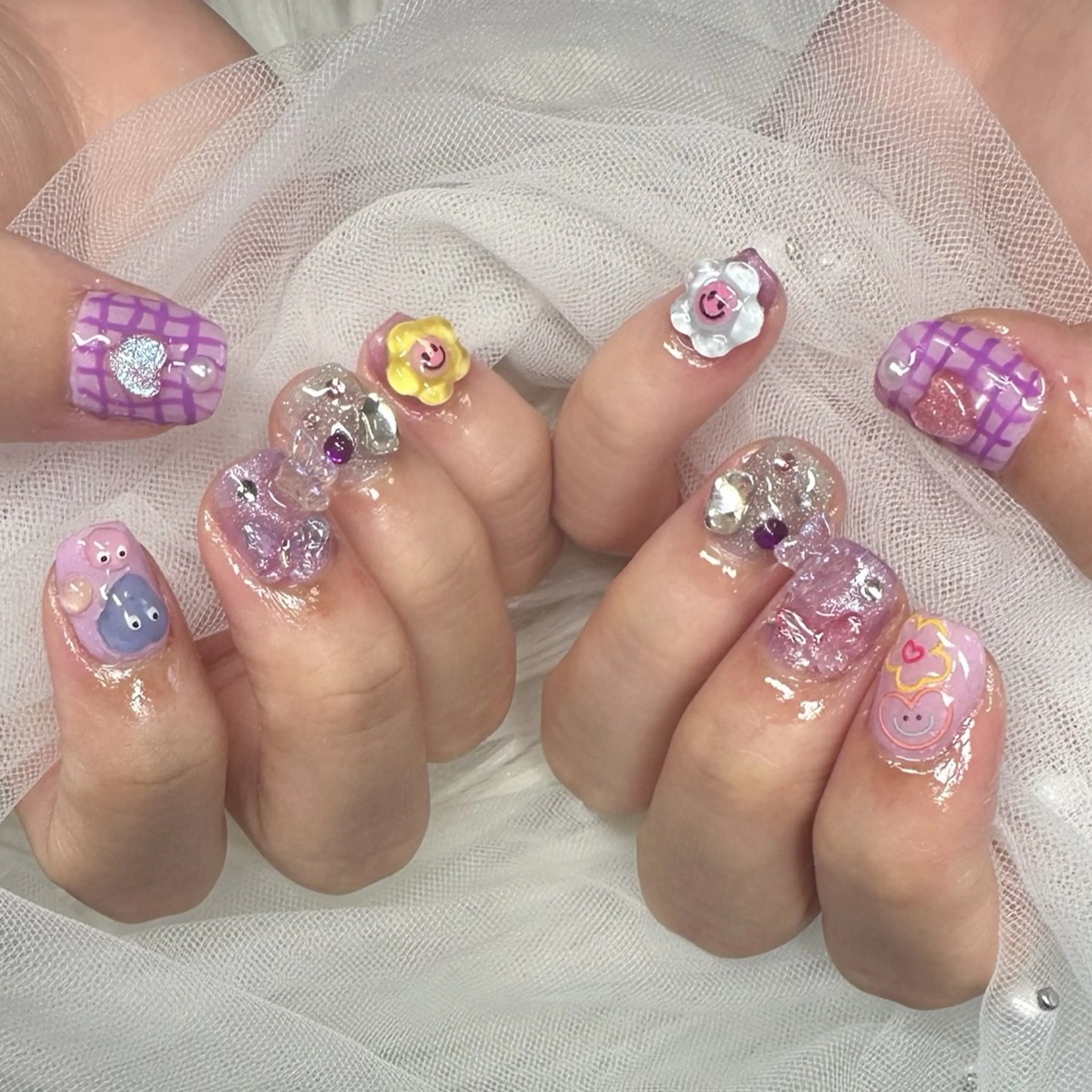 ネイル 持ち込み ハンドネイル Rave所属・touma Rinaのネイルデザイン