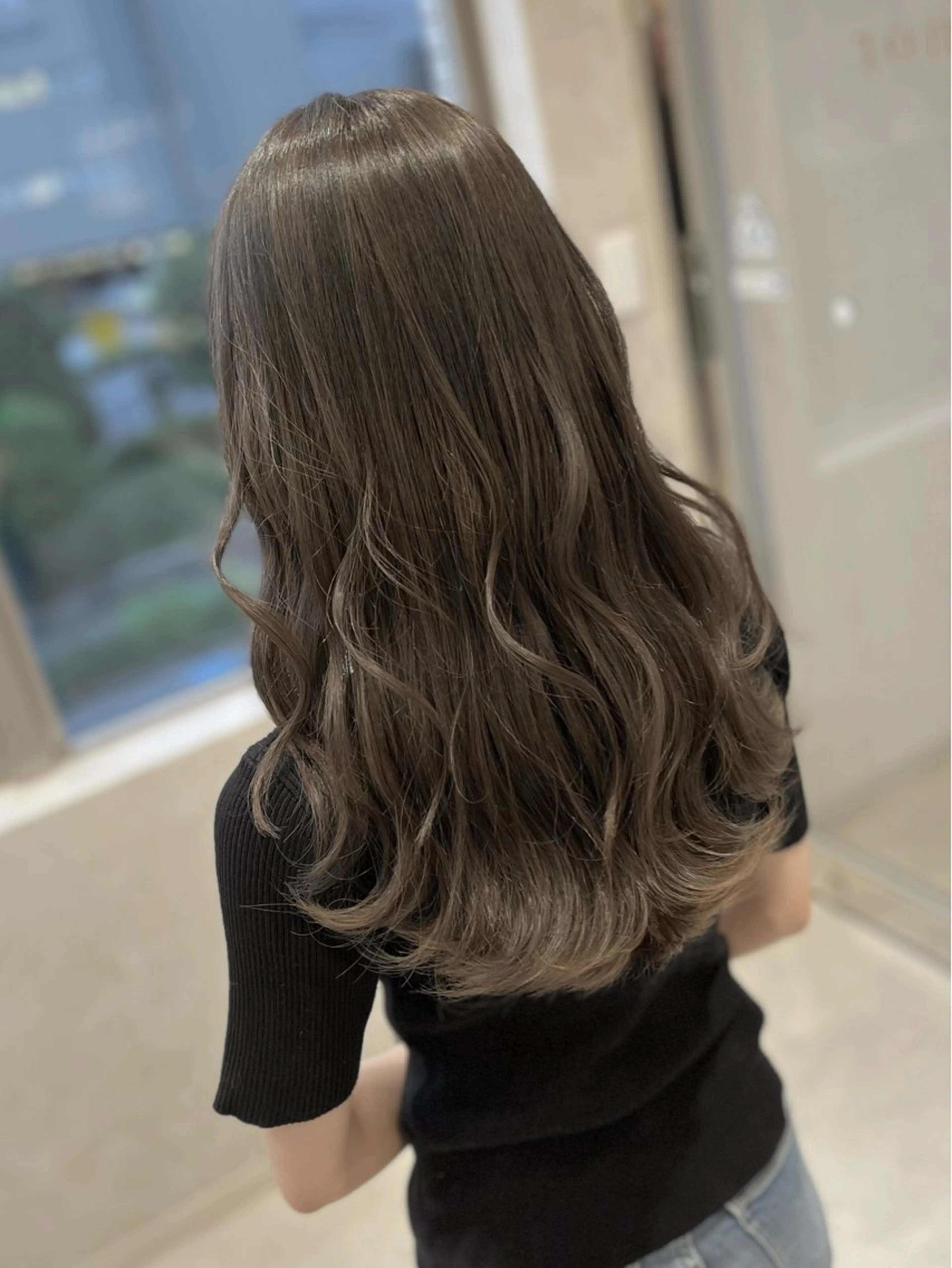 ロング カラー ブリーチ ダブルカラー グレージュ Eleanor枚方店 /梅木雄治のヘアスタイル