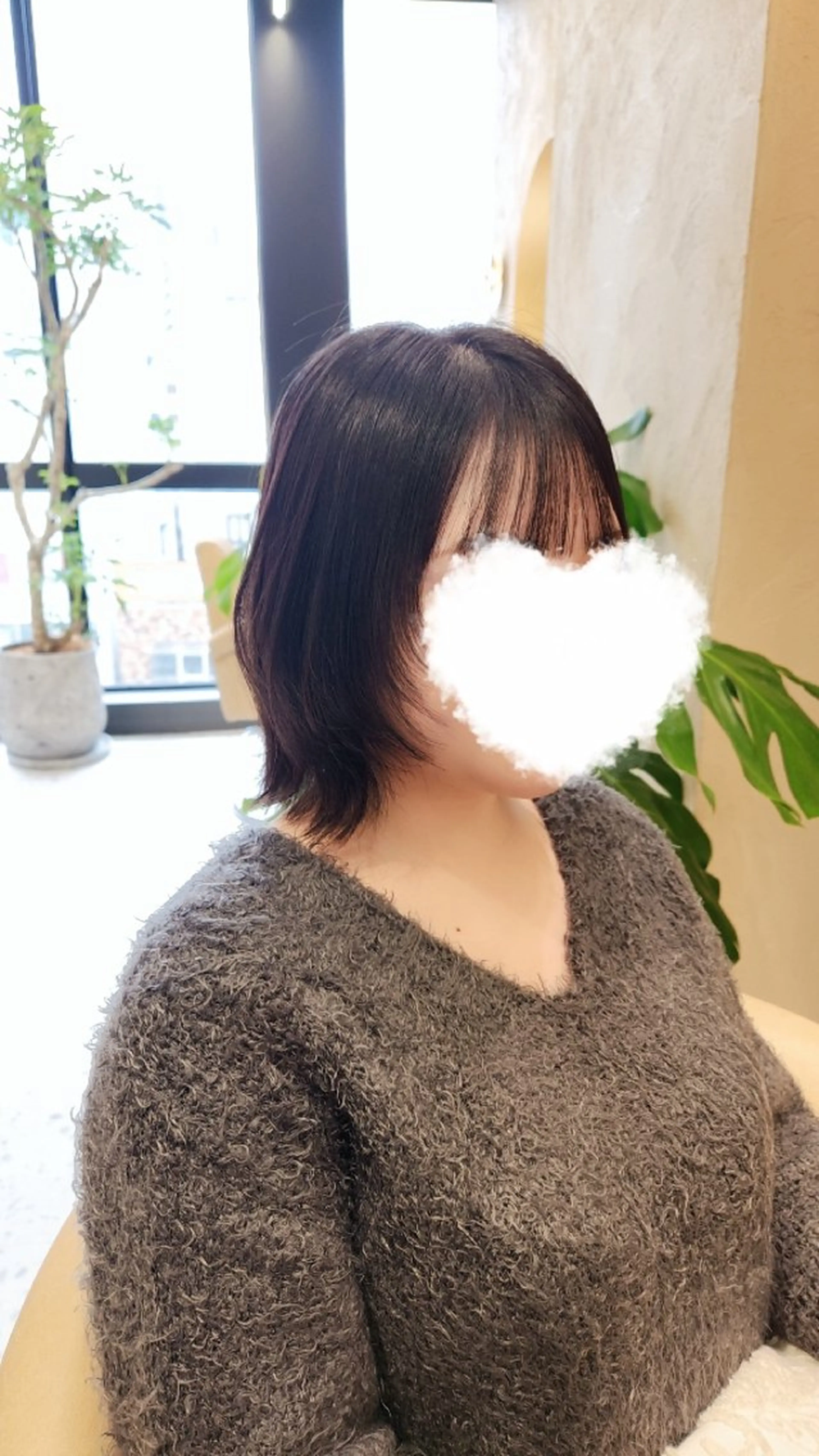 ショート ボブレイヤー ボブ 顔まわりレイヤー 顔周りカット レイヤーカット あかね☆ヘアアレンジ /ボブ/縮毛矯正のヘアスタイル