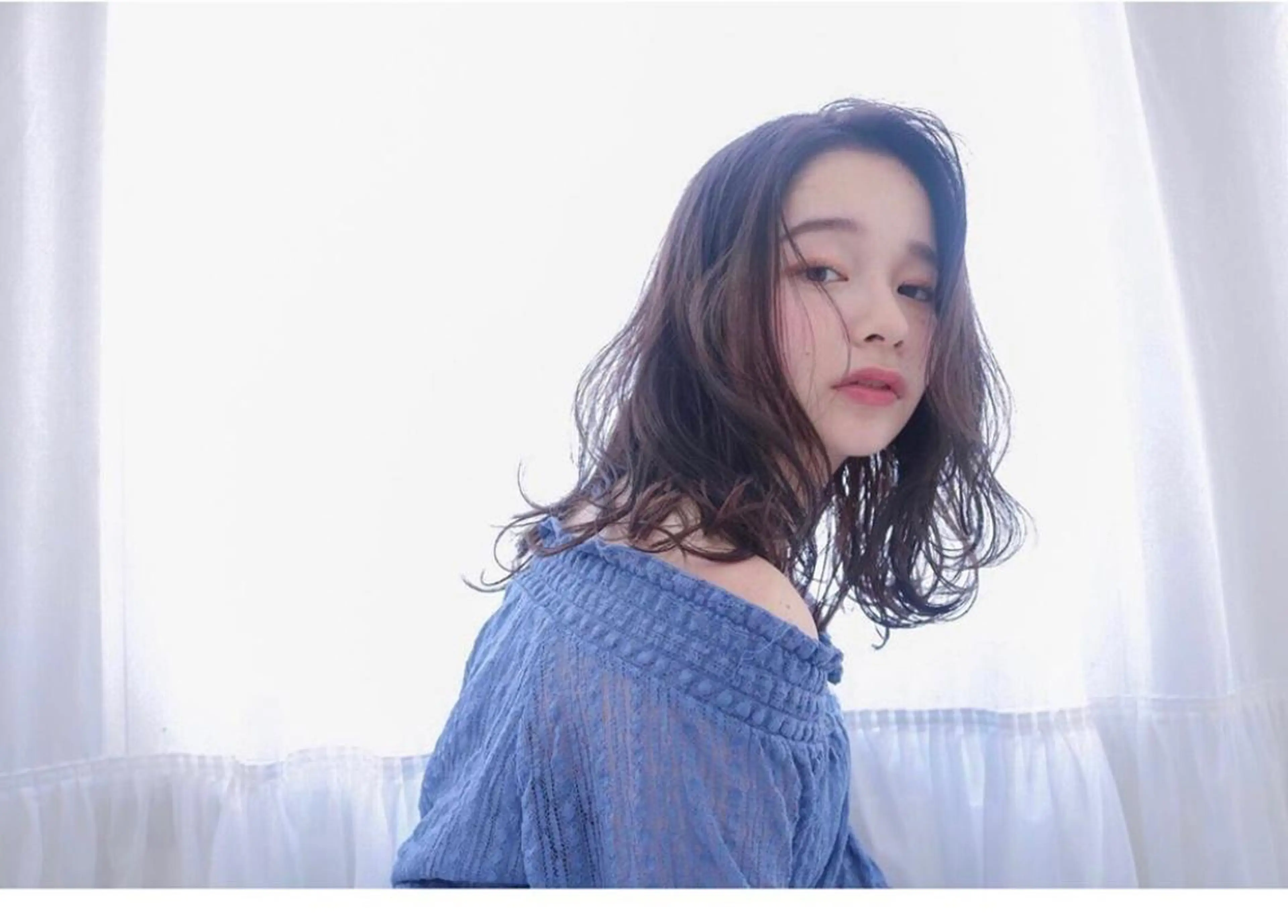 ミディアム カラー ヘアアレンジ glad hairのヘアスタイル