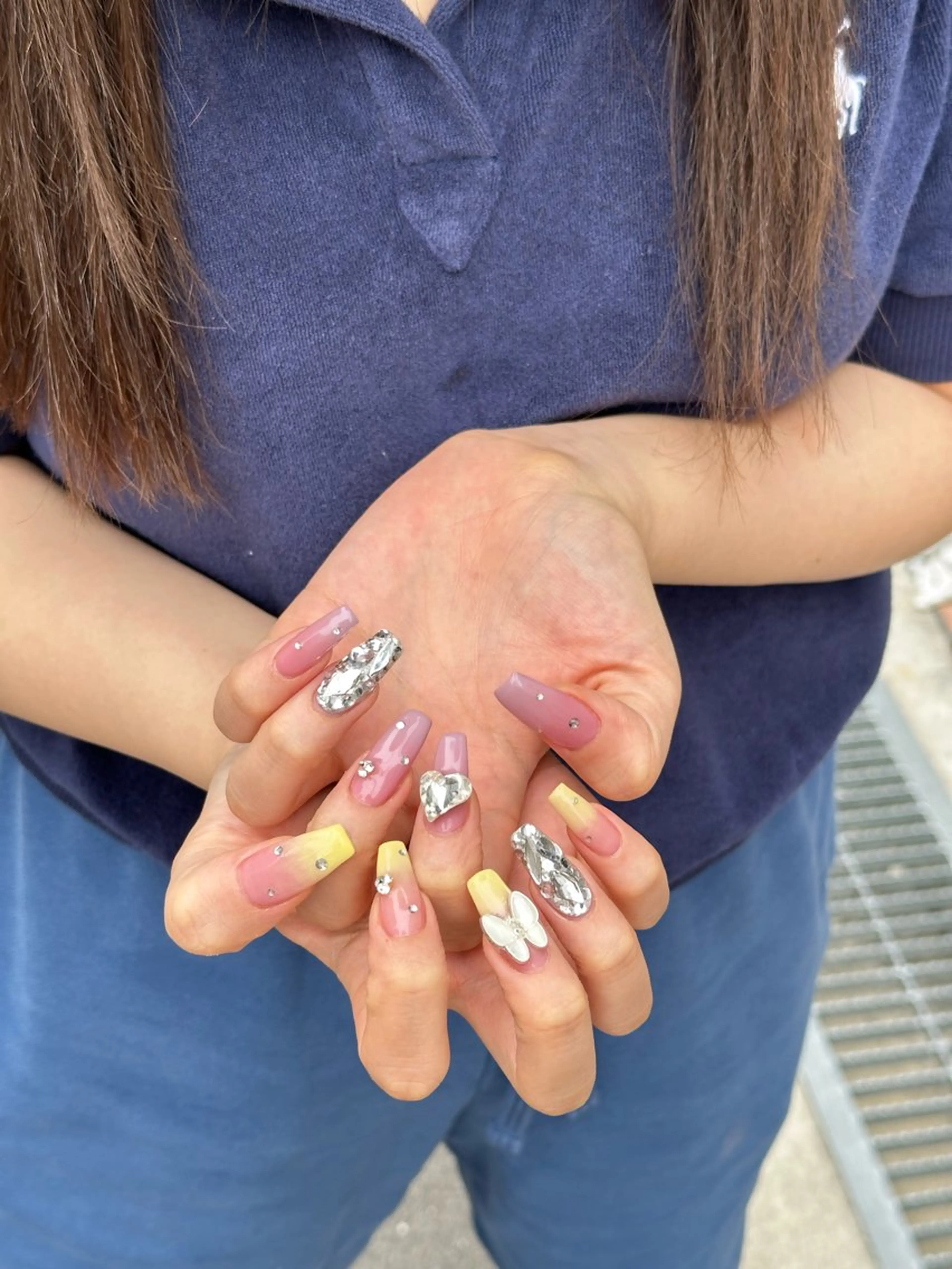 ロング yuka ♡のネイルデザイン