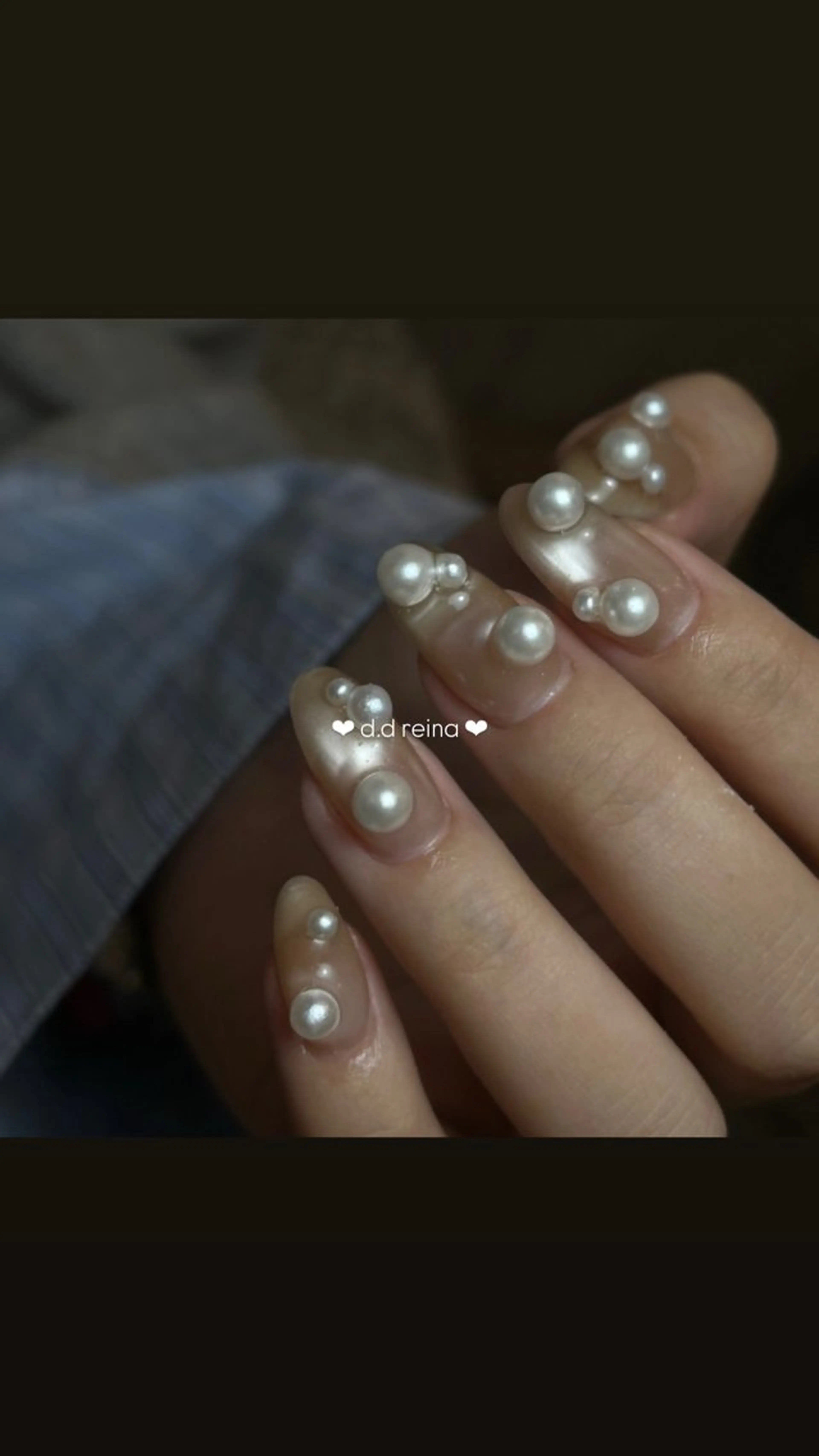 ネイル 長さ出し ジェルネイル 韓国ネイル マグネットネイル 持ち込み D.d Reinaのネイルデザイン