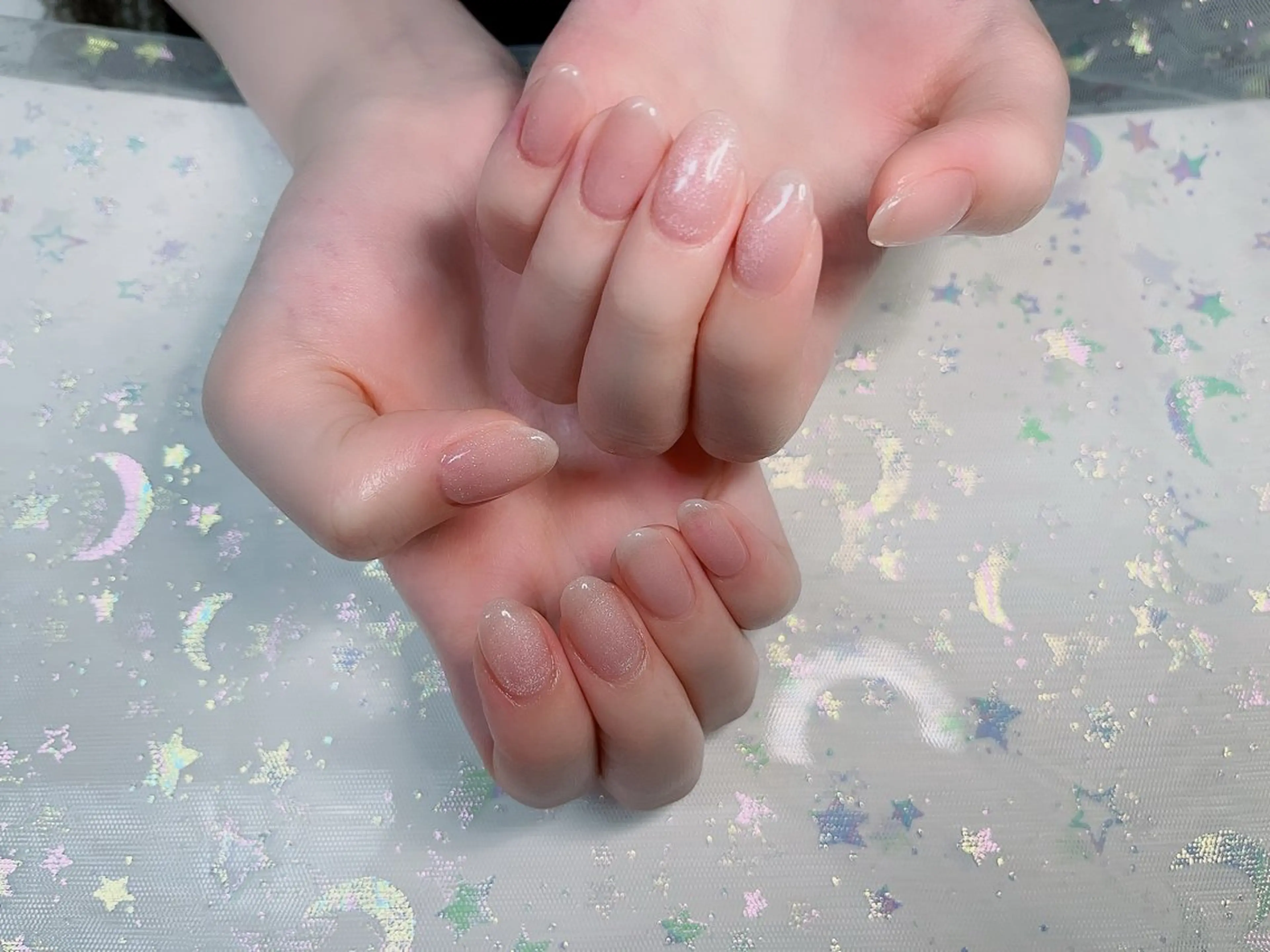 ネイル カジュアル ジェルネイル マグネットネイル オフィスネイル ソフトジェル Rs nail 新宿西口のネイルデザイン