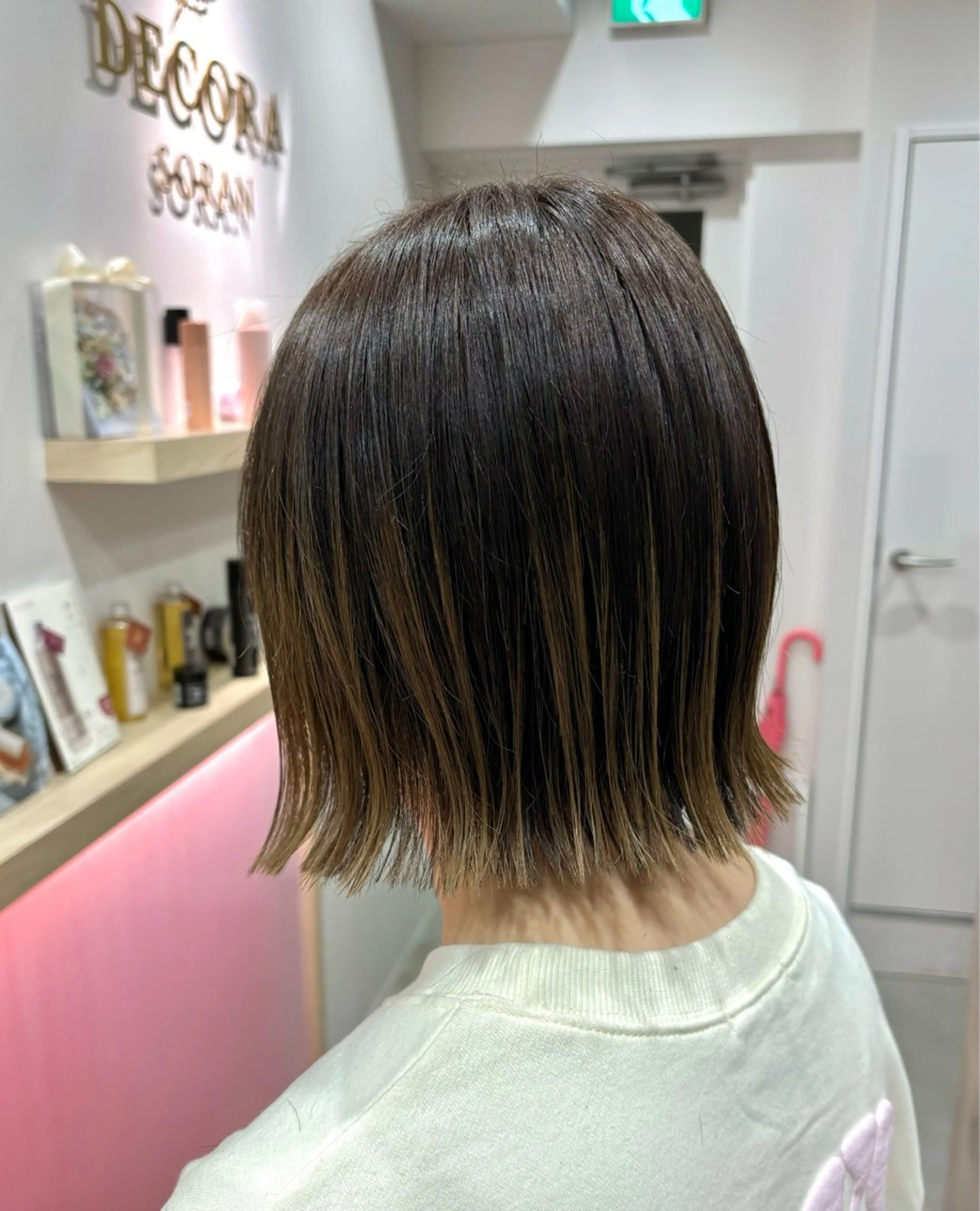 ショート カラー メンズカット ボブ/米崎駿也のヘアスタイル