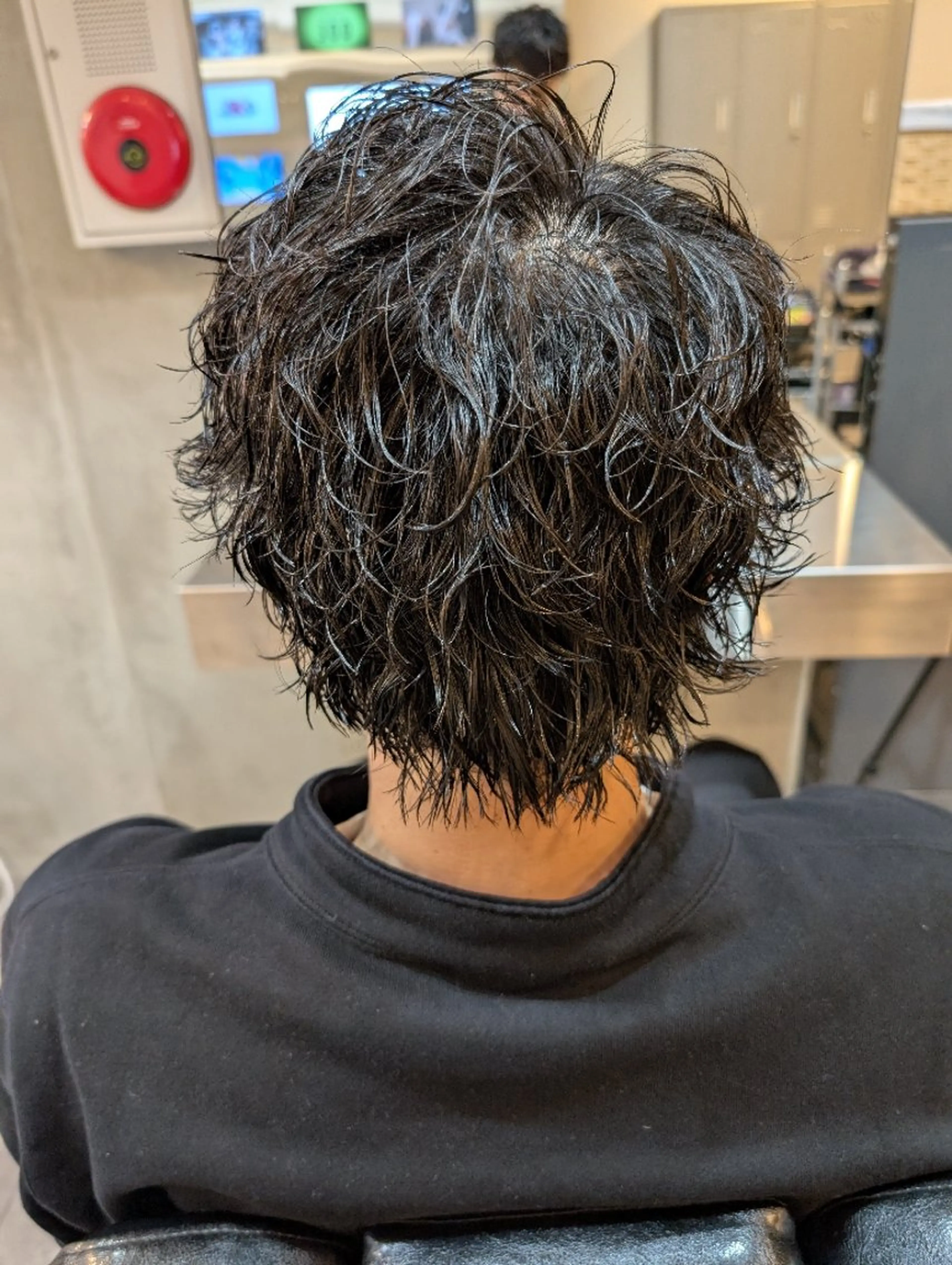 ショート パーマ メンズ メンズパーマ スパイラルパーマ カット パーマ QOL mens salon 円山所属・メンズ専門😎 QOL円山 YUTOのヘアスタイル