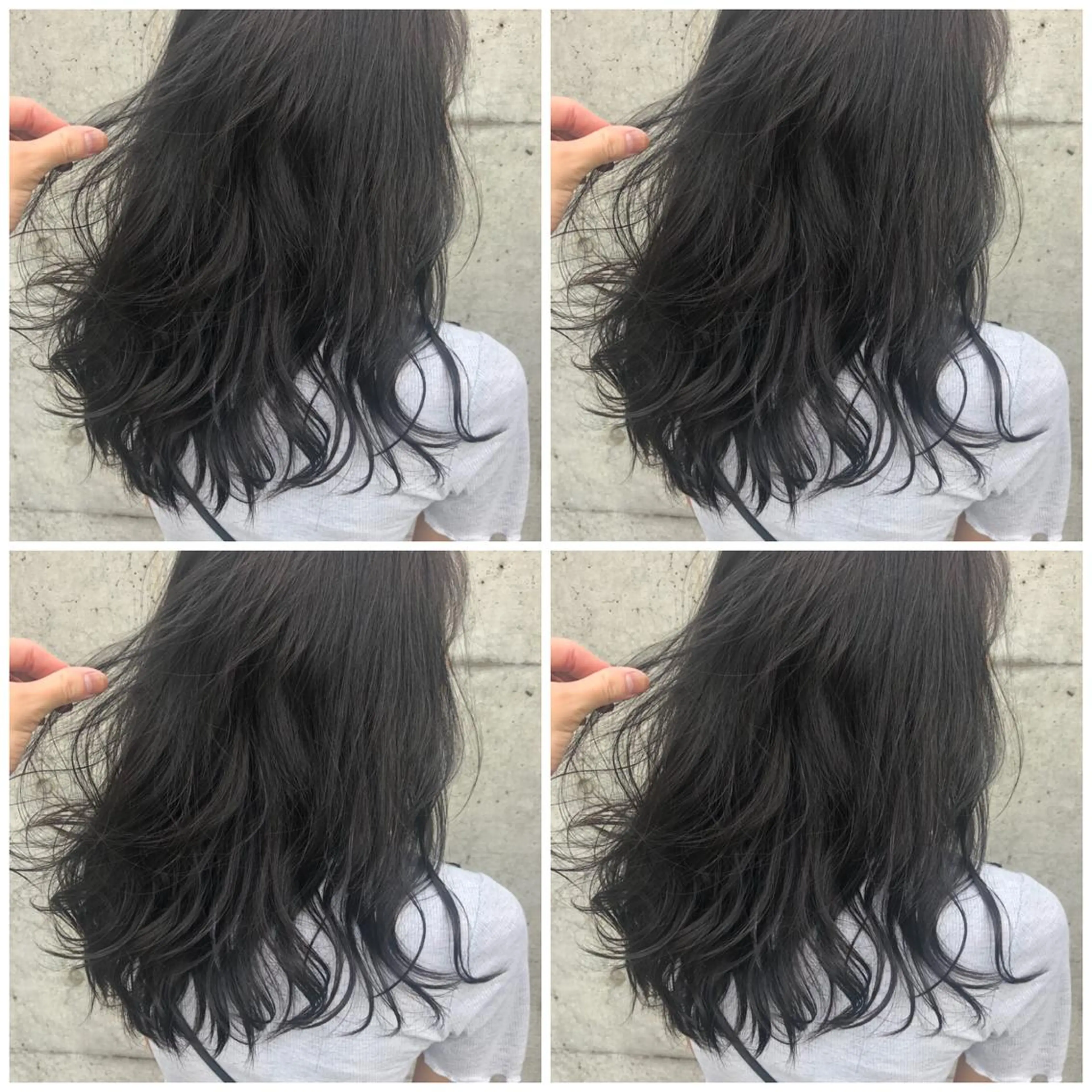 セミロング カラー パーマ ヘアアレンジ メンズ キッズ ネイル マツエク・マツパ レイヤー／顔周り 韓国ヘア森田和貴のヘアスタイル