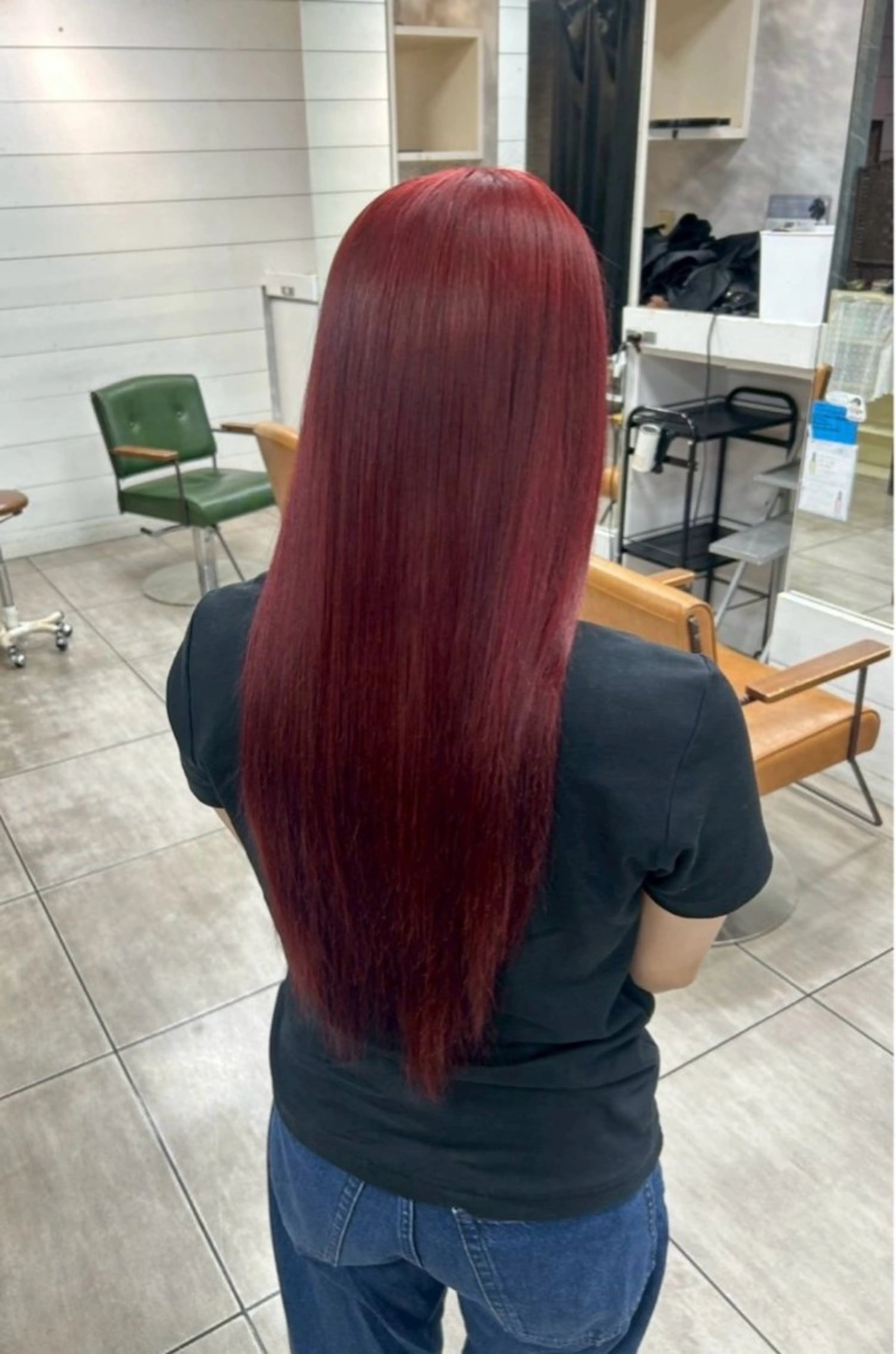 ダブルカラー(ケアブリーチ＋ワンカラー)の写真