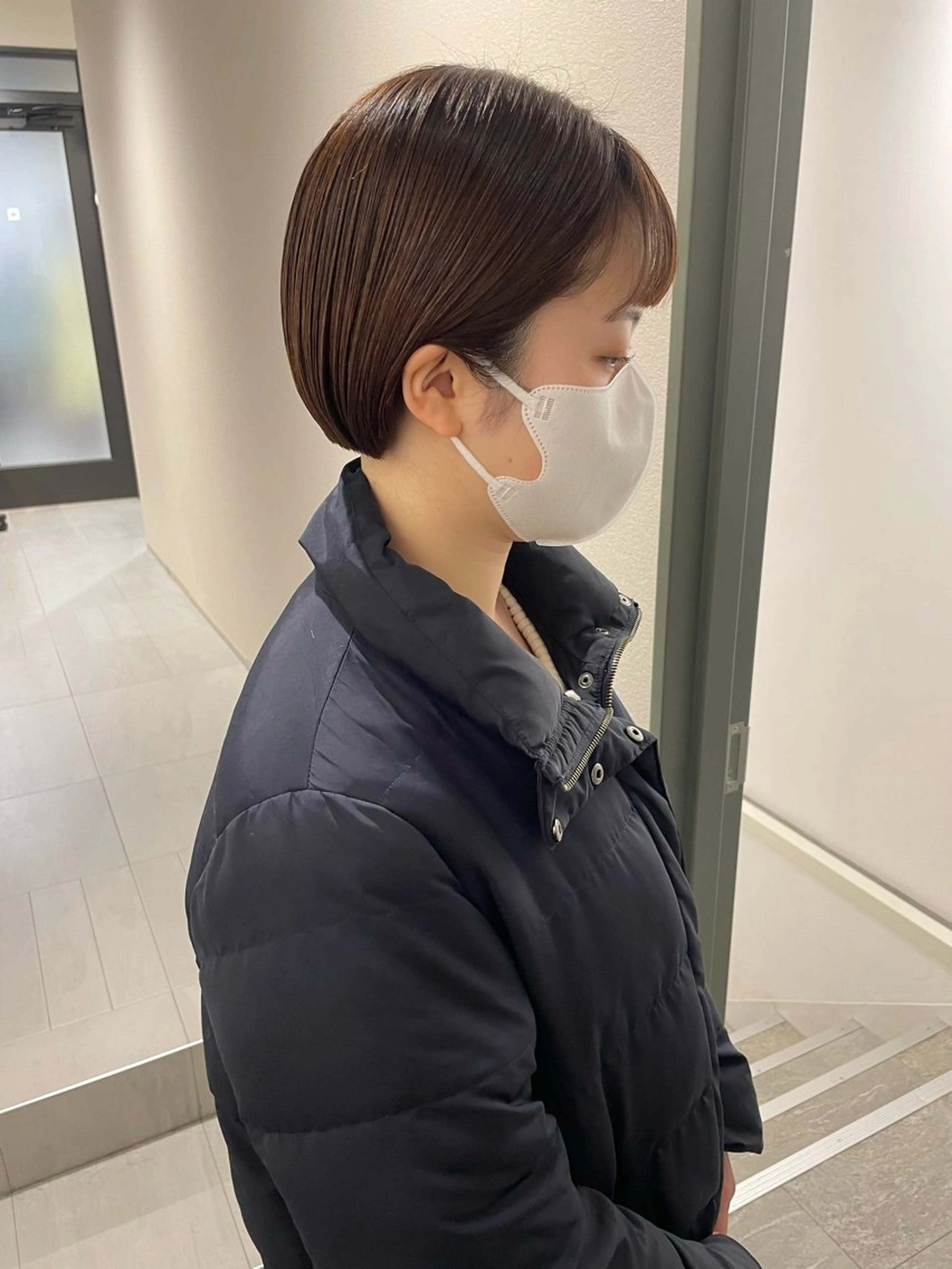 ショート カラー カット ヘアカラー トリートメント 髪質改善will hairdesignのヘアスタイル