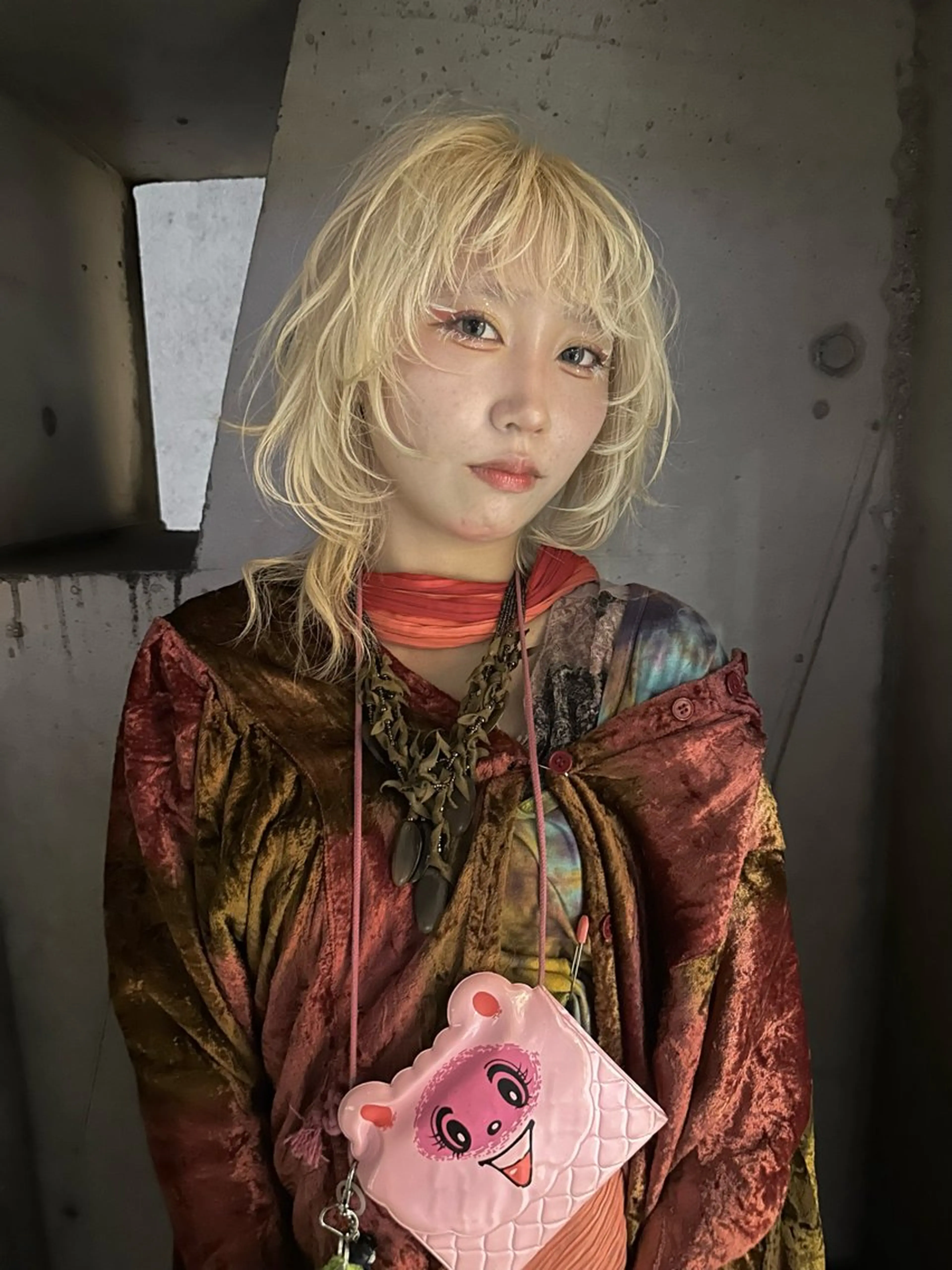 ミディアム 似合わせ/ハイトーン ✂︎ゆーぴ✂︎のヘアスタイル