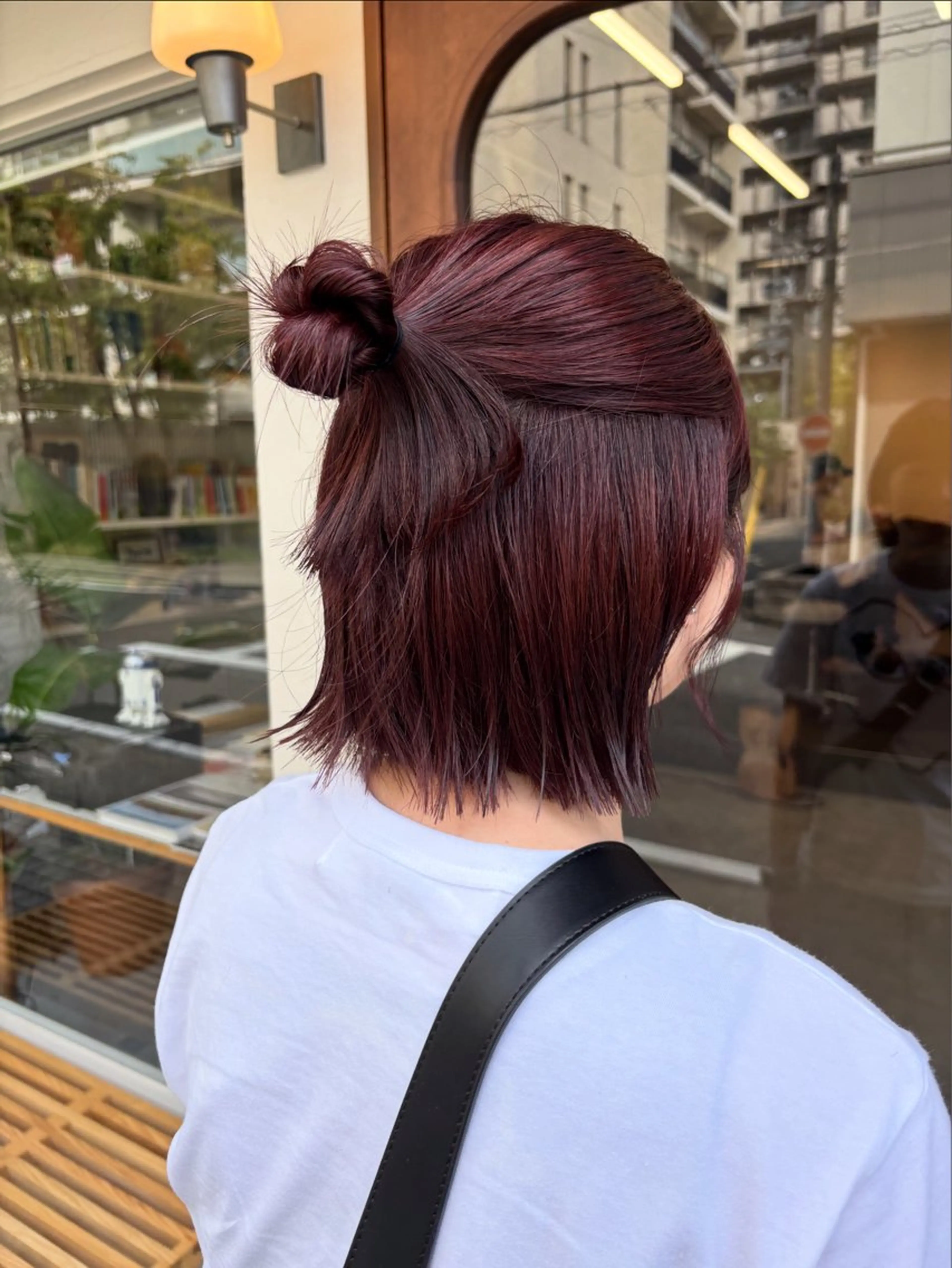 ショート カラー カット ヘアカラー トリートメント 永田 愛莉のヘアスタイル