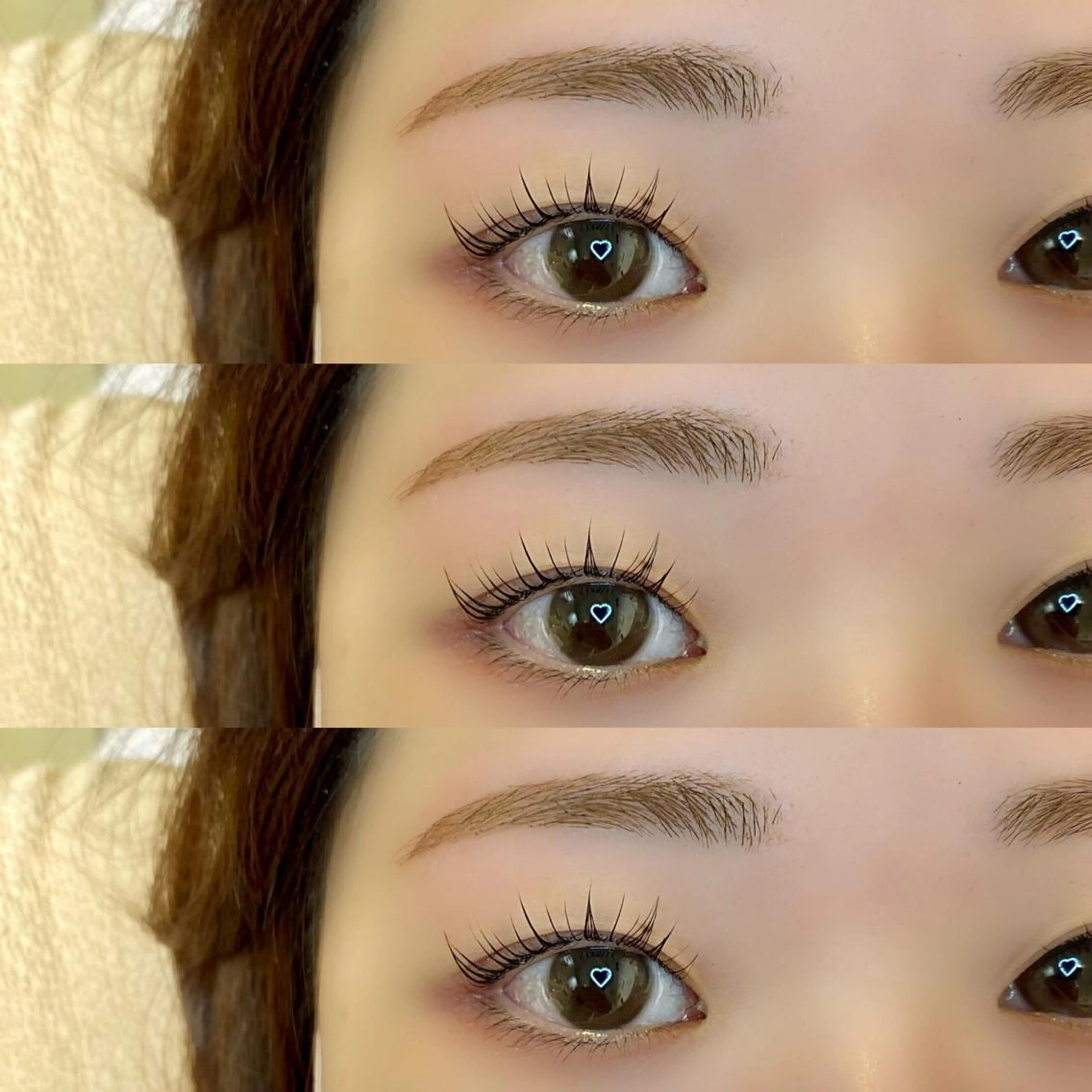 マツエク・マツパ アイブロウ マツパ marbles 安田 未優のマツエク・マツパデザイン