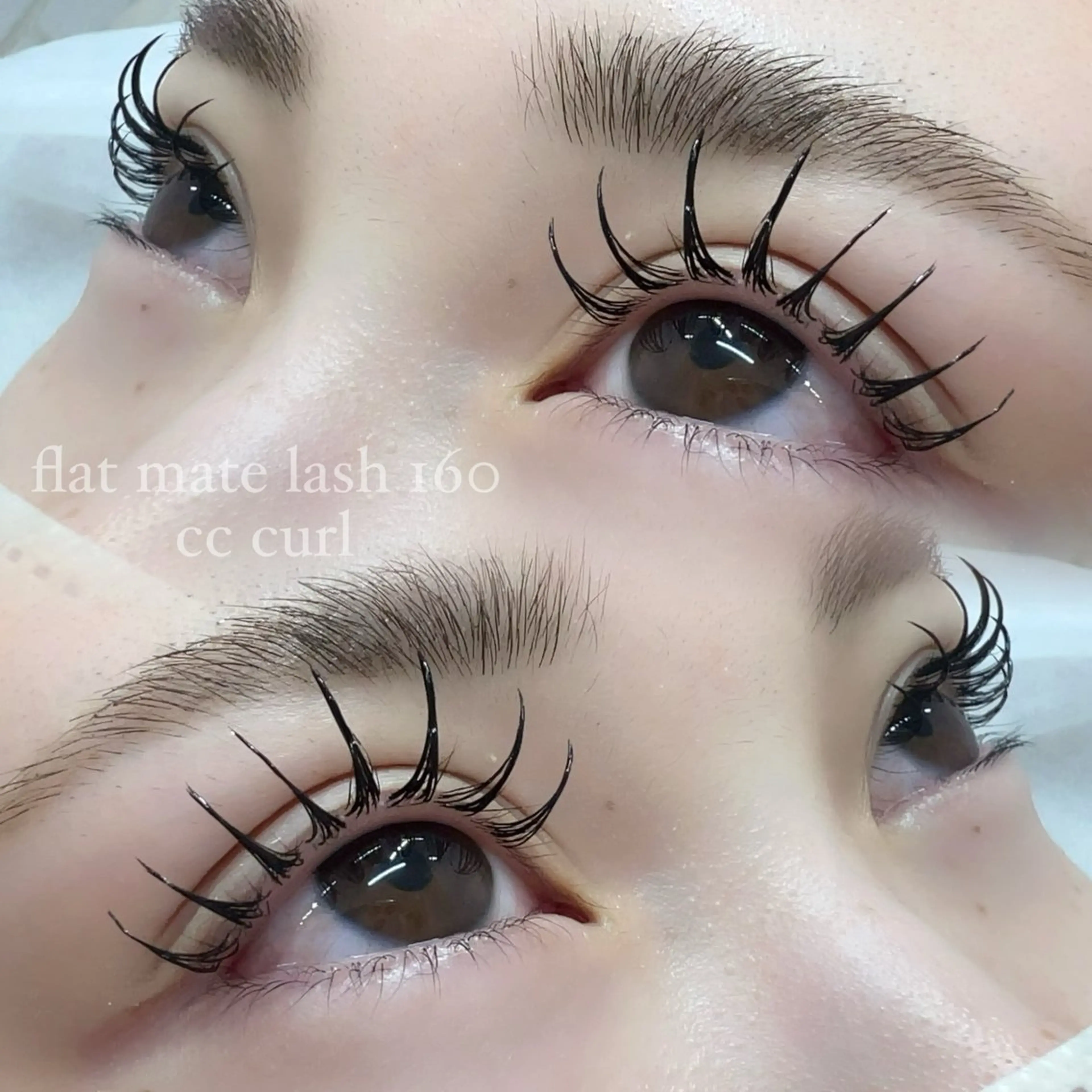 マツエク・マツパ フラットラッシュ マツエク Eyelist Rio ♡のマツエク・マツパデザイン