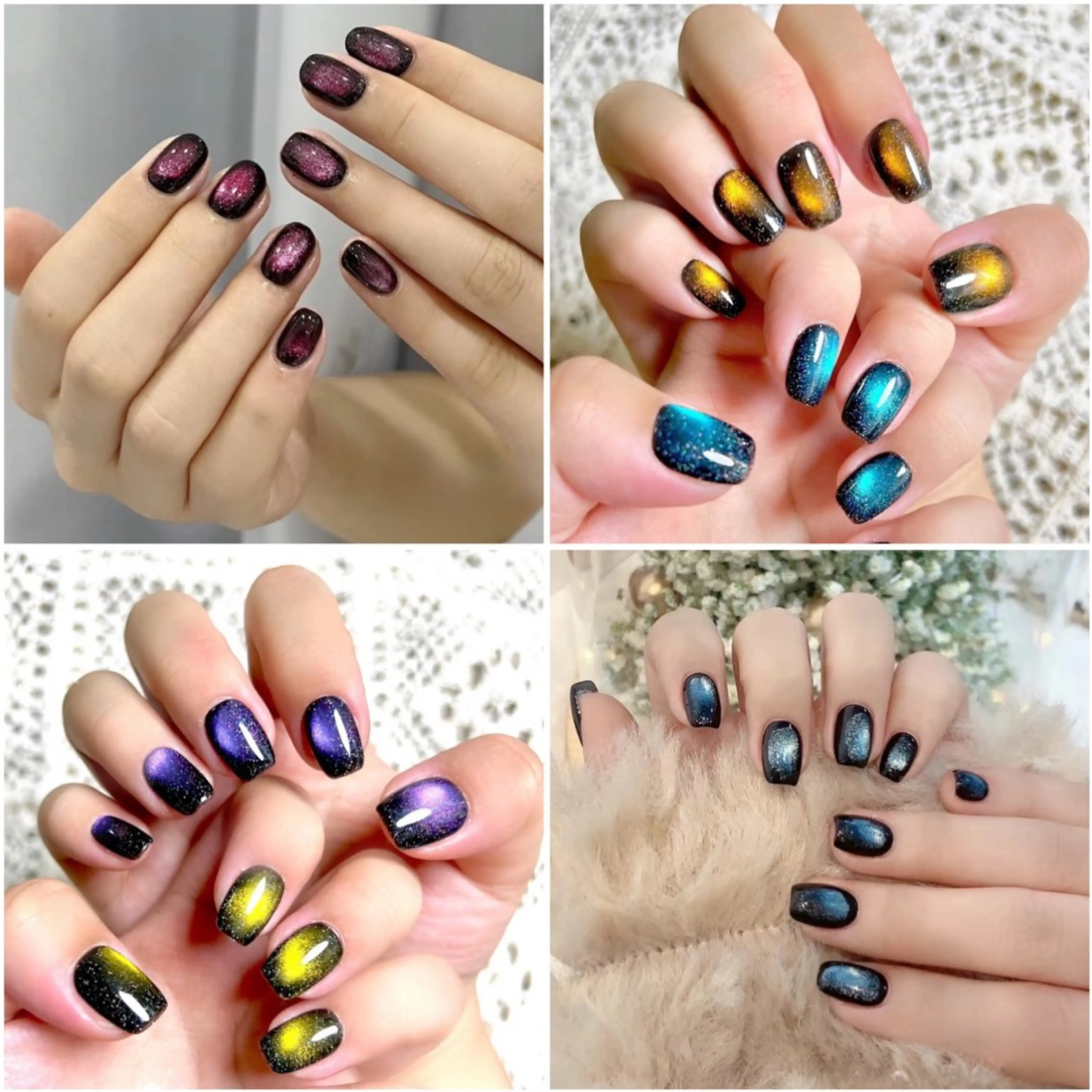 ネイル マグネットネイル ハンドネイル BETTER ME ネイルサロン池田公園のネイルデザイン