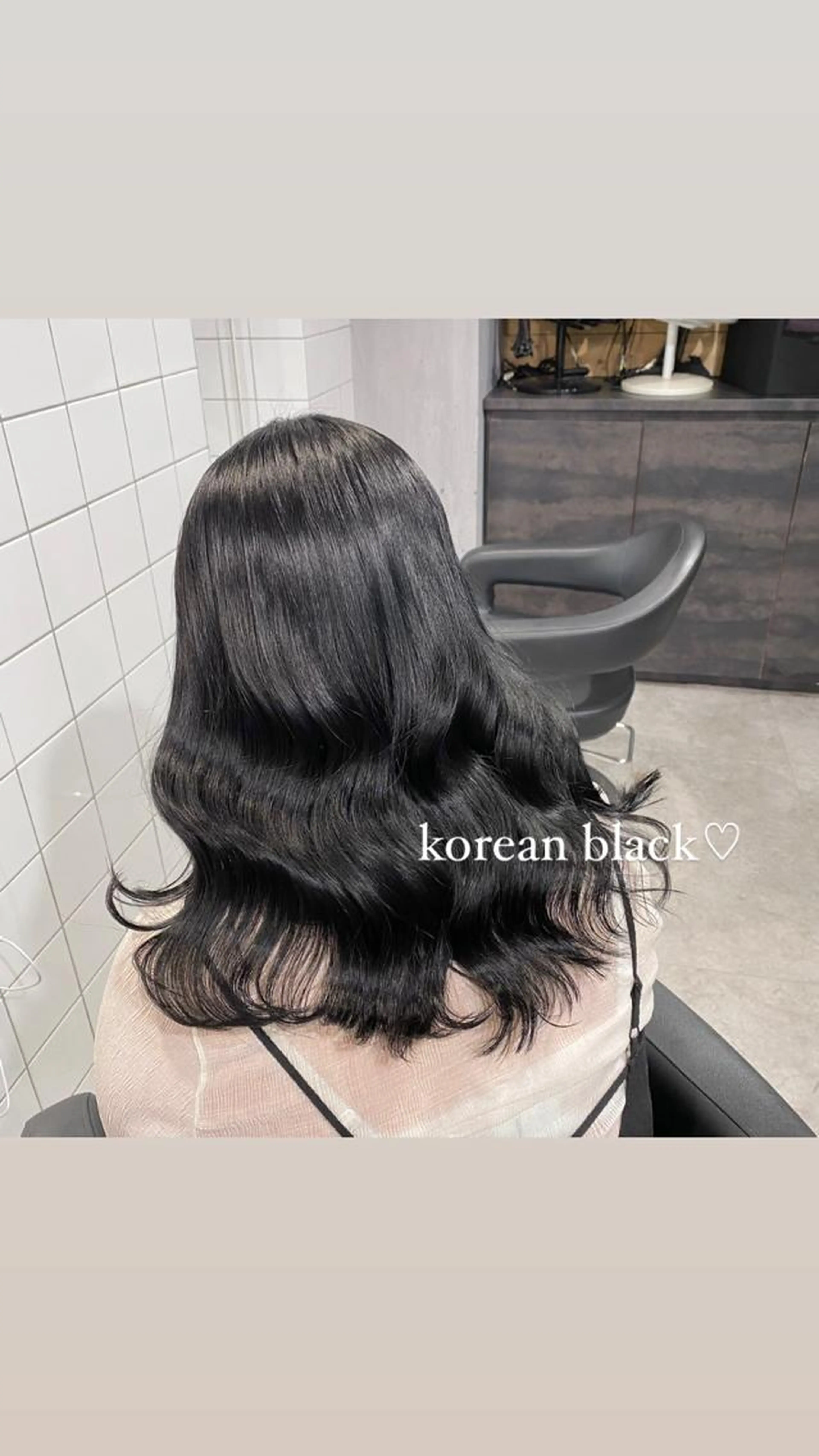 💞🐈⬛インスタ暗髪カラー限定🐈⬛💞韓国艶カラー・就活カラーの写真