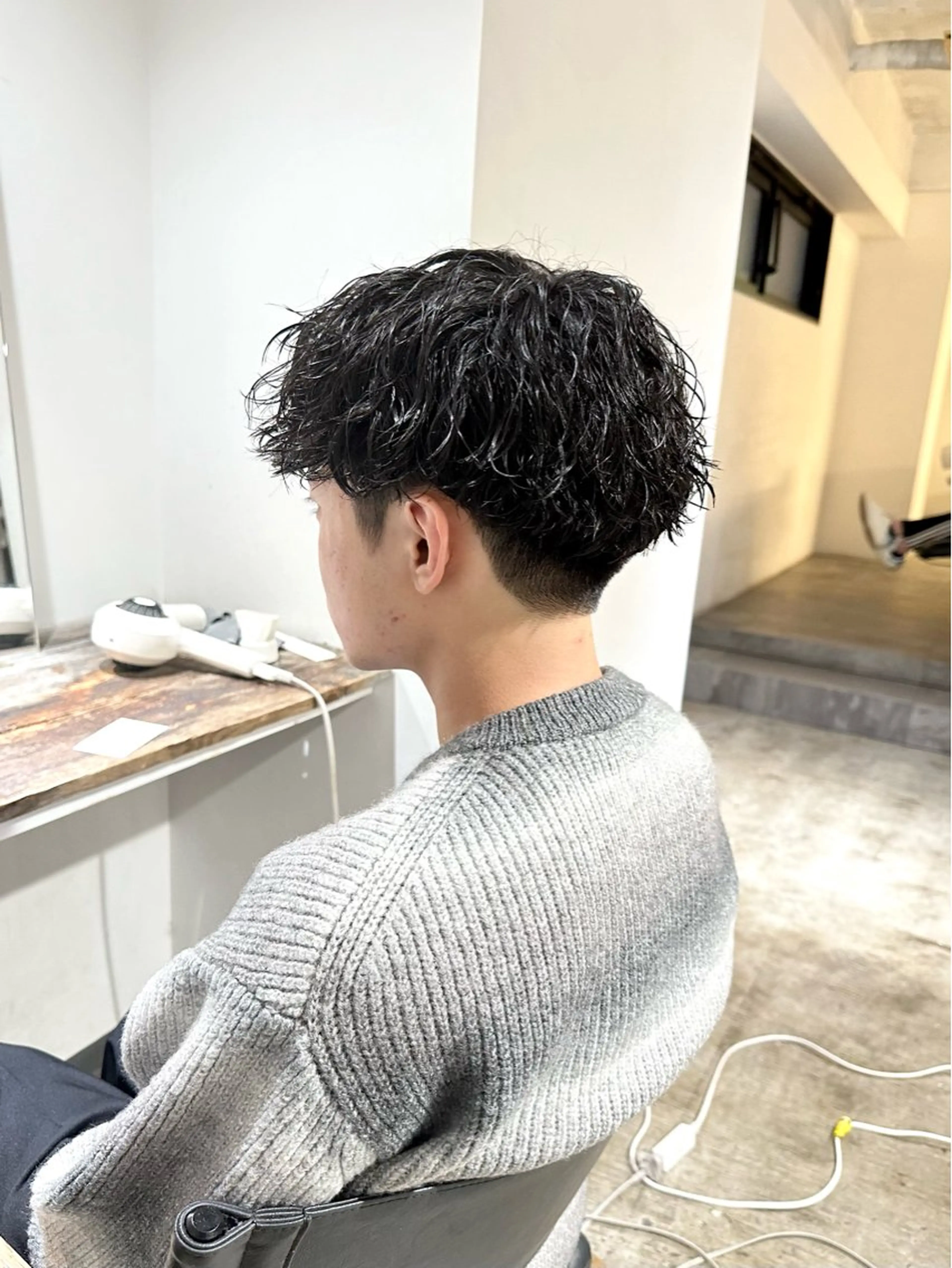 メンズ マッシュ メンズパーマ カット ヘアカラー パーマ トリートメント 骨格補正施術/メンズ 専門美容師/YUYAのヘアスタイル