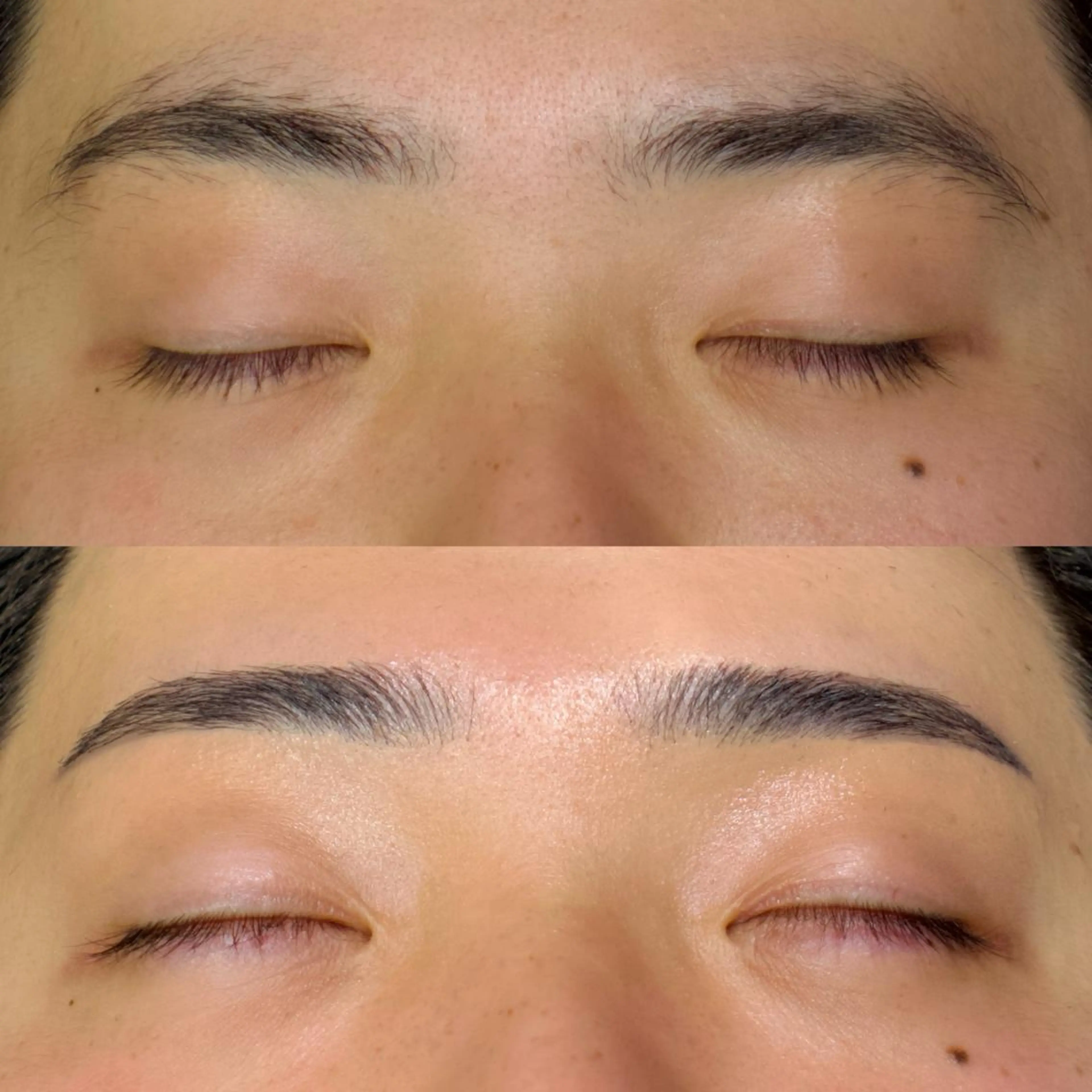 メンズ アイブロウ 眉毛ワックス脱毛 ワックス脱毛 眉カット その他(アイブロウ) メンズ眉毛ワックス 青山英憲のヘアスタイル