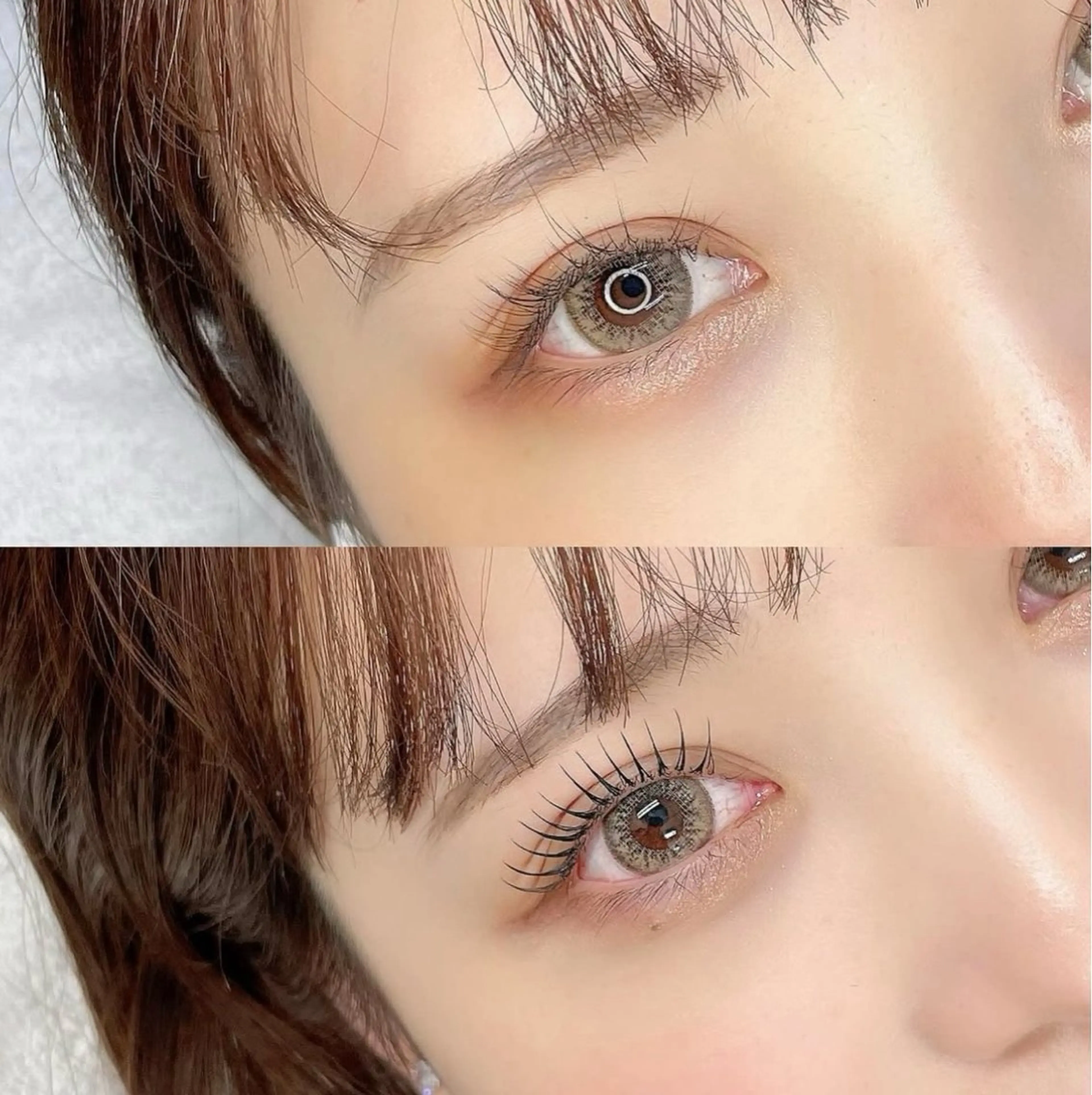 【自然に盛れる】LEDエクステ80本×まつ毛パーマの写真