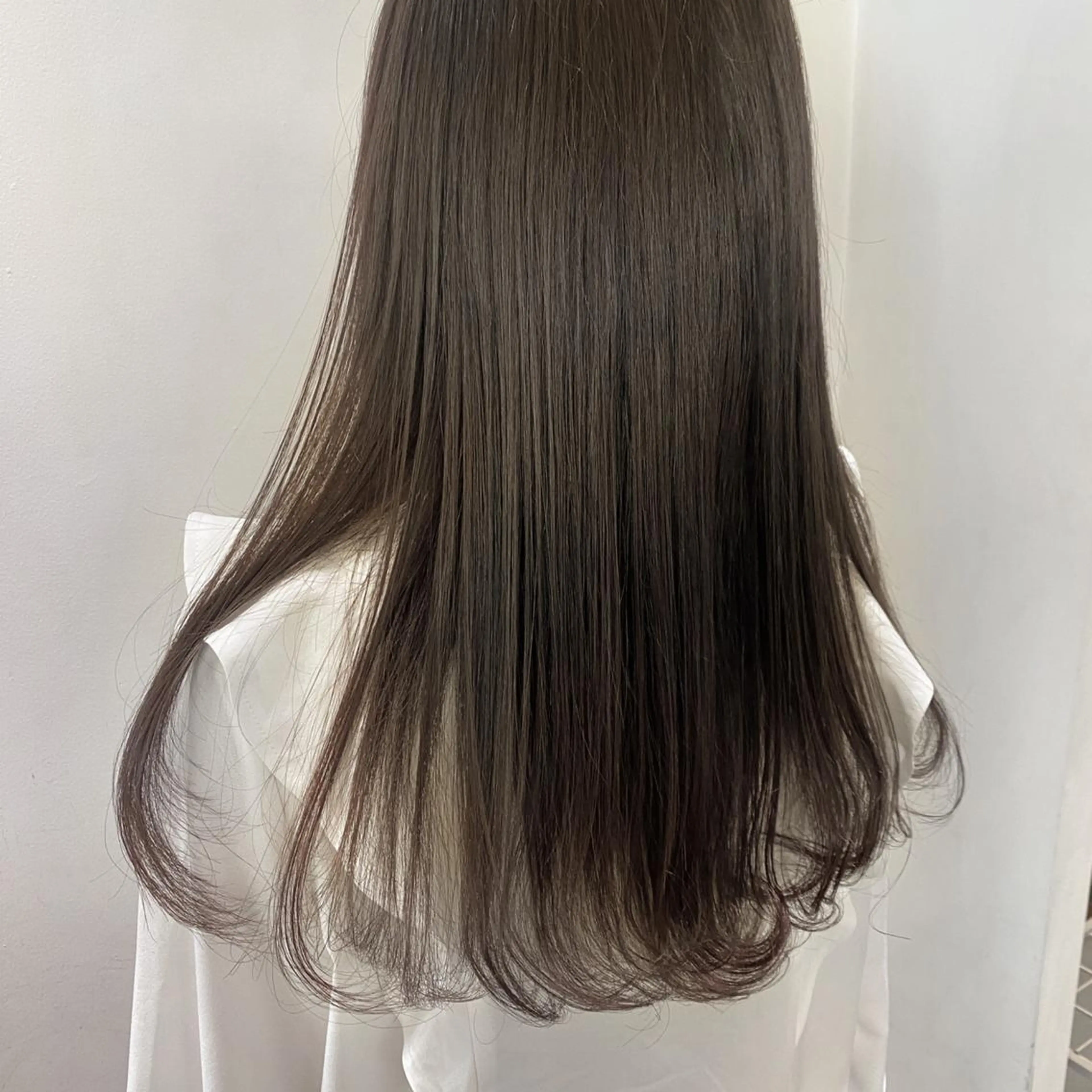 ロング カラー レイヤー/ベージュ カラー/ハシモトのヘアスタイル