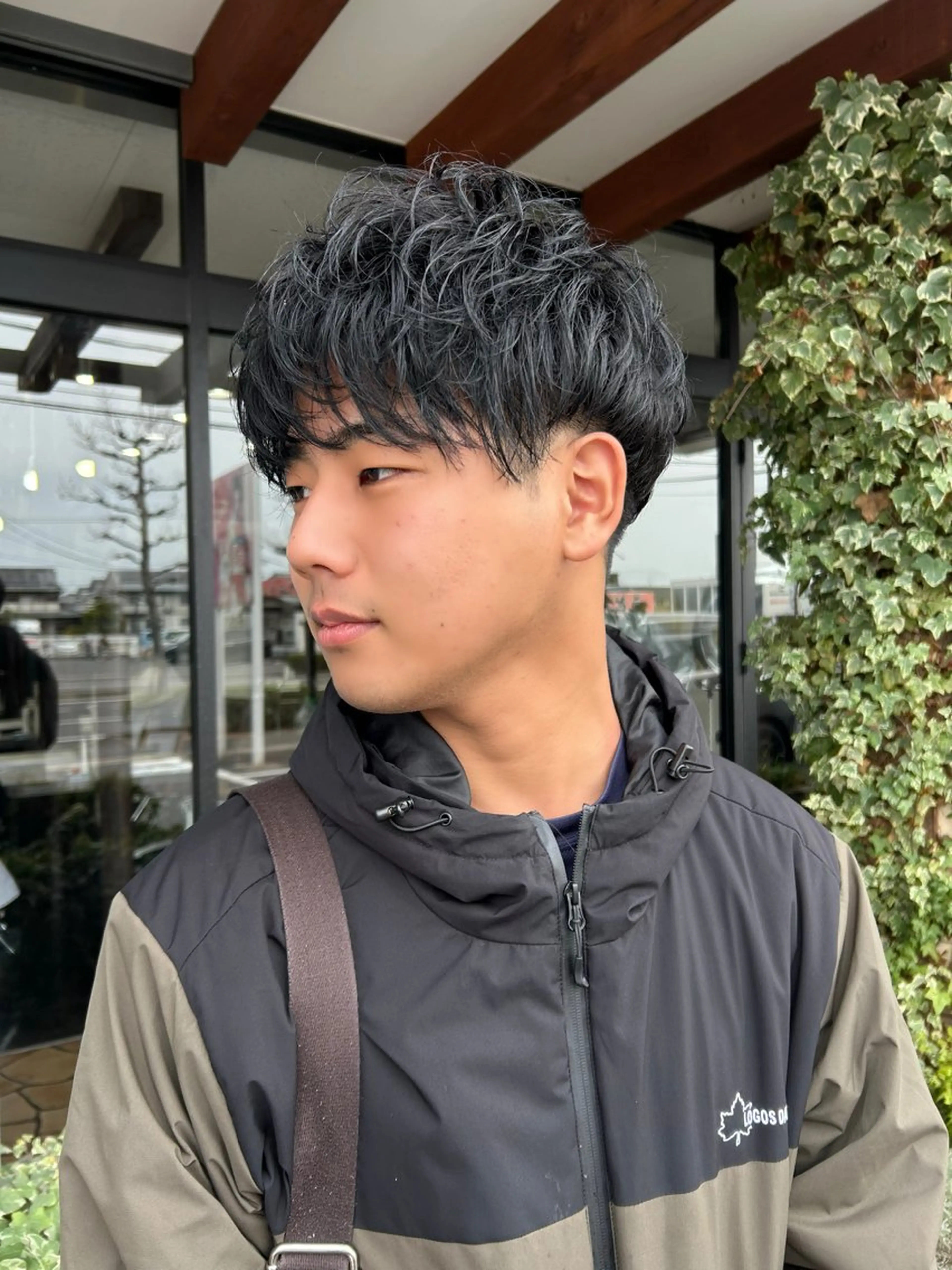 ミディアム メンズ マッシュ くせ毛 カット ヘッドスパ THE MEN . BY LIOS所属・LIOS 中村 杏奈のヘアスタイル