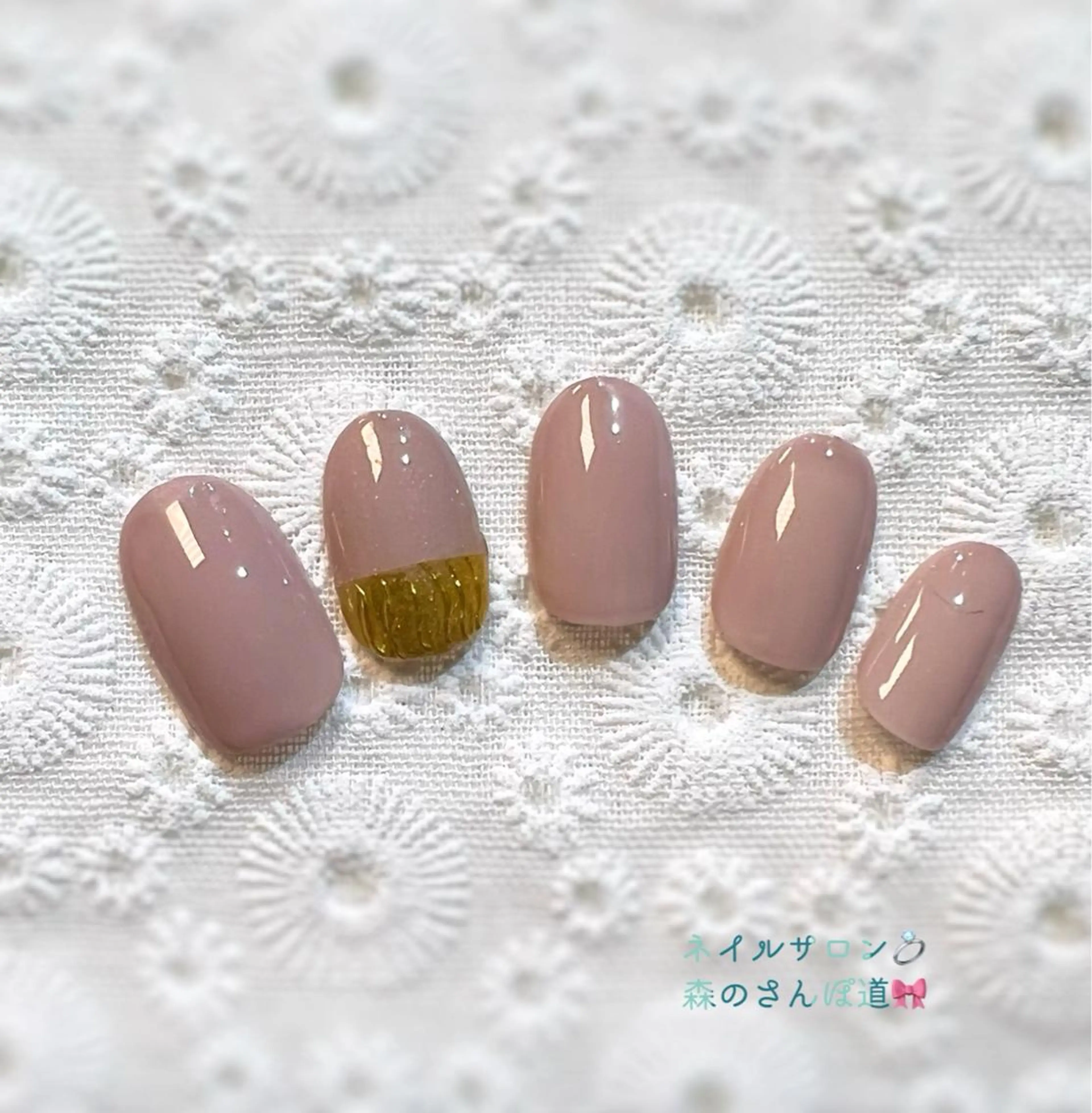 ネイル ハンドネイル 森のさんぽ道所属・ショートネイル 森のさんぽ道のネイルデザイン