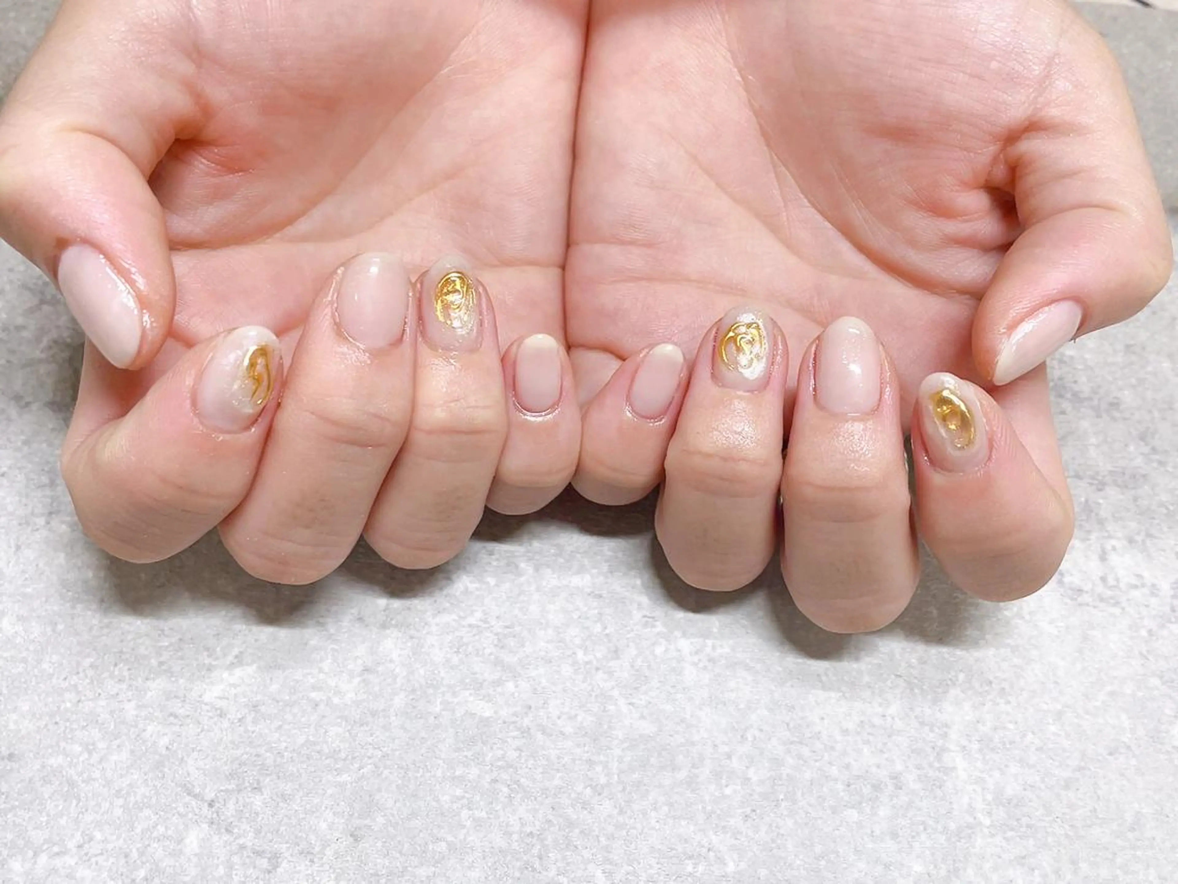 ネイル オーロラネイル フラワーネイル フットネイル フレンチネイル ジェルネイル ハンドネイル Mogu nail 二子玉川のネイルデザイン