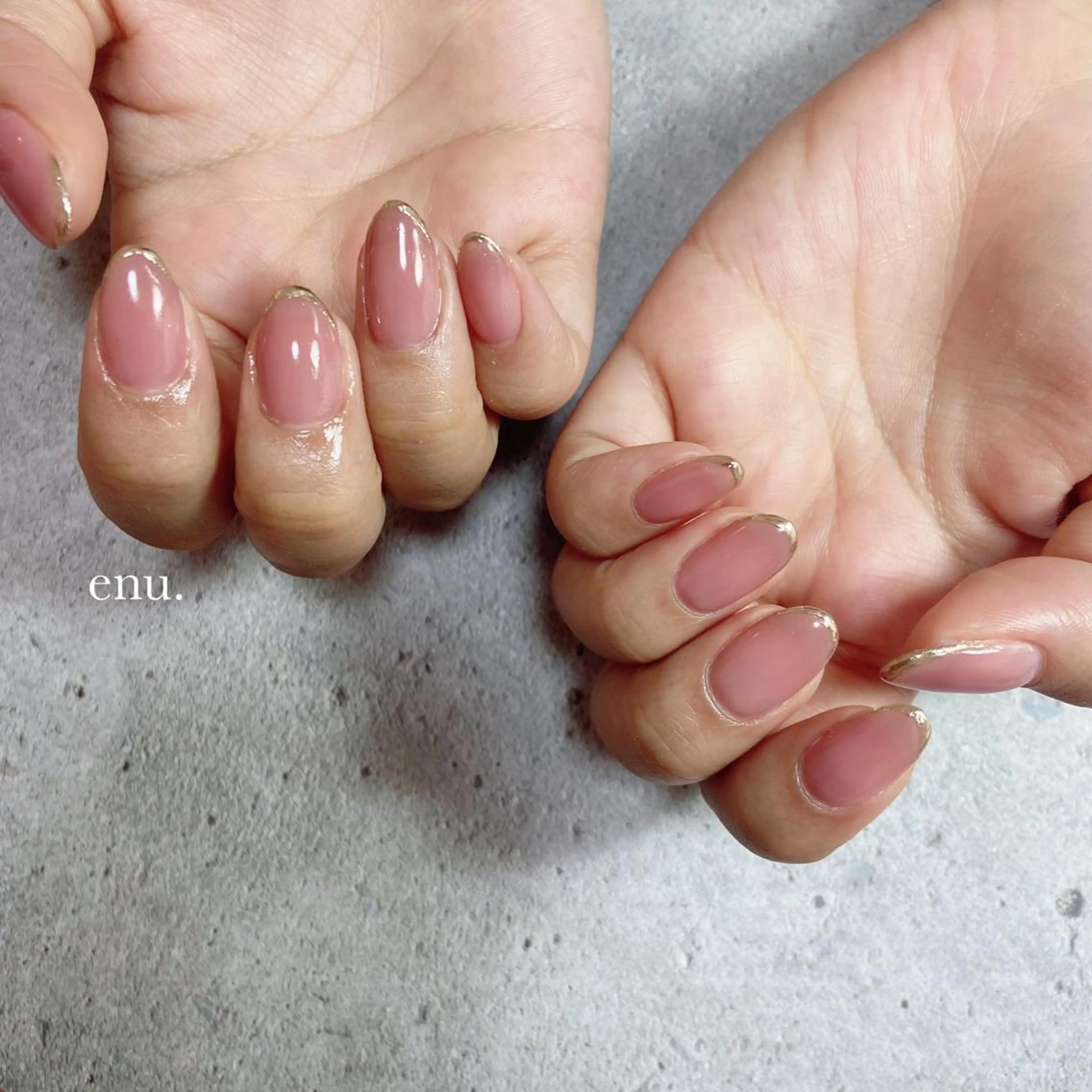 ネイル ミラーネイル enu. nanakoのネイルデザイン