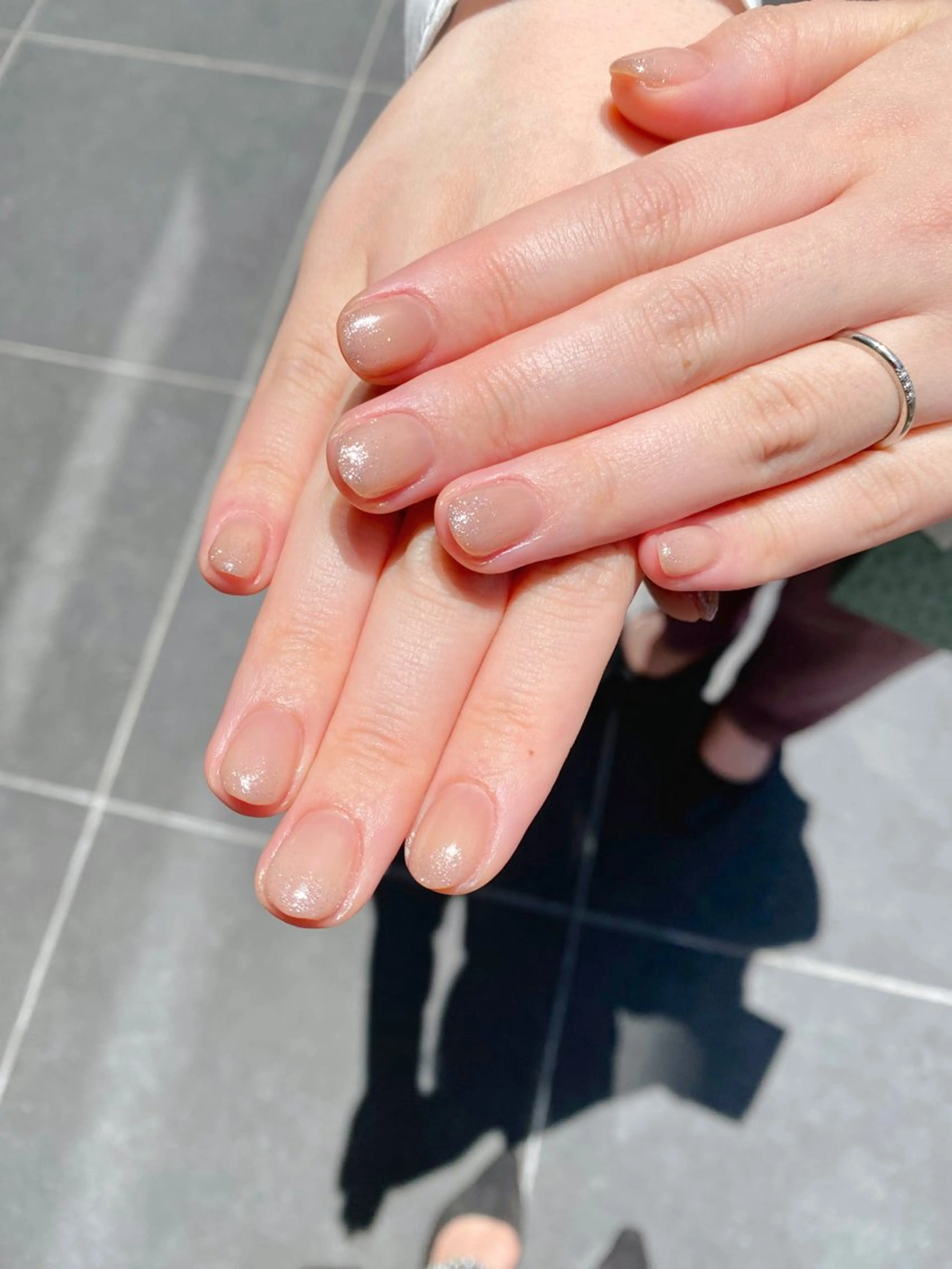 ネイル グラデーション ラメ(グリッター) ラメグラデーション 【移転しました】 ami  nailのネイルデザイン