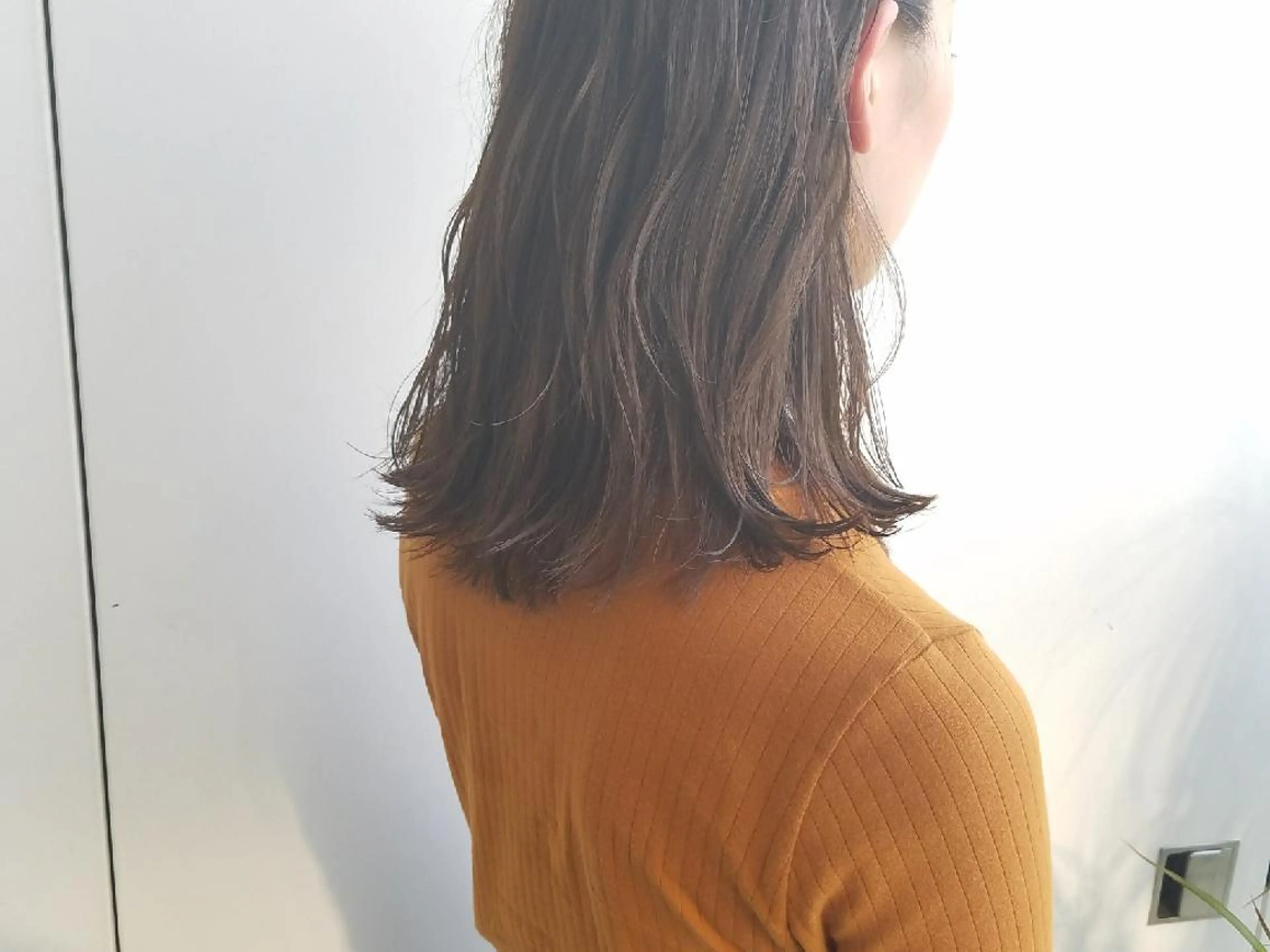 カラー ミディアム アッシュ ベージュカラー iplus まつげ、眉毛、耳つぼのマツエク・マツパデザイン