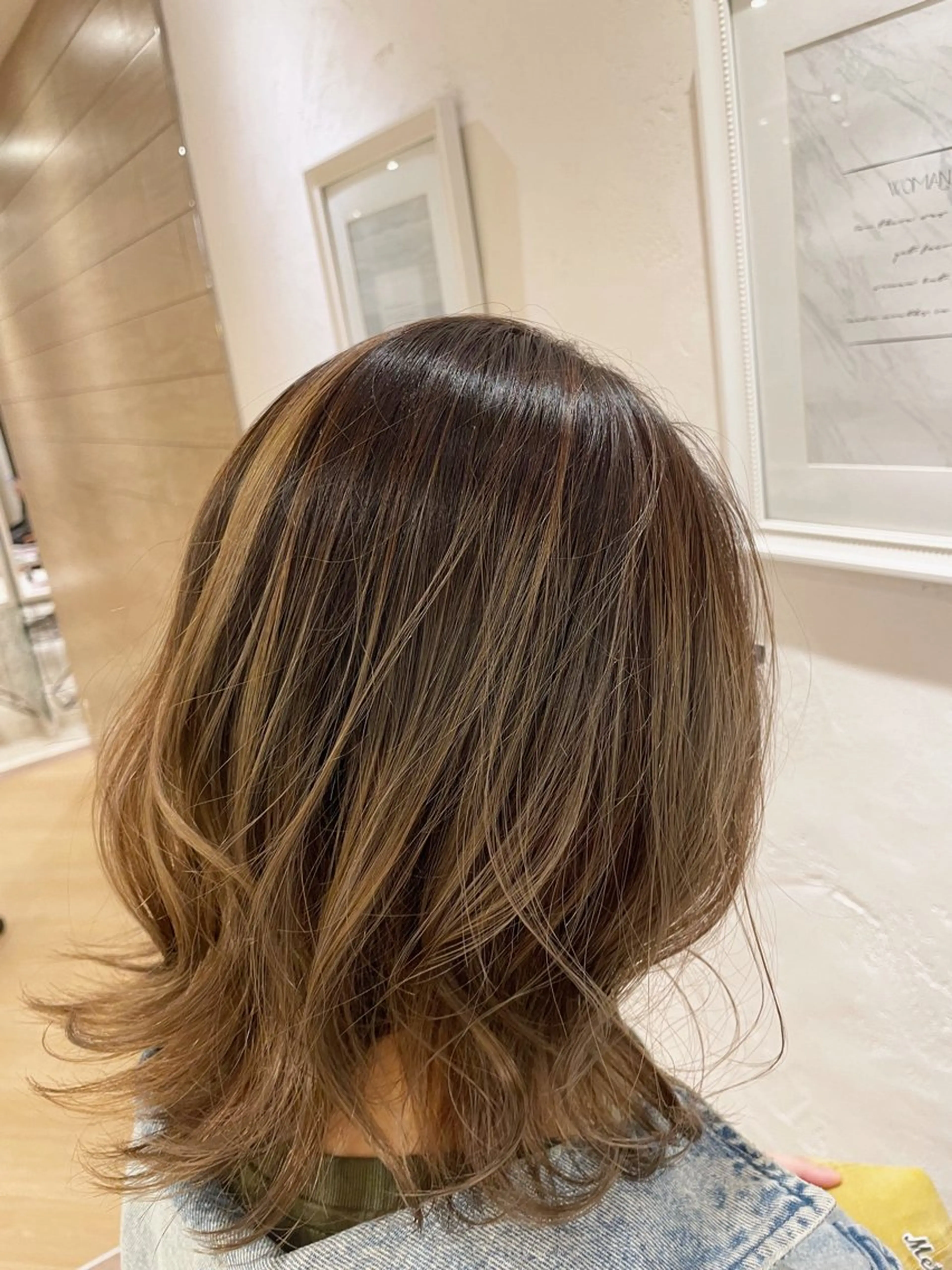 ミディアム カラー 髪質改善艶髪✂︎小寺 透明感カラーのヘアスタイル